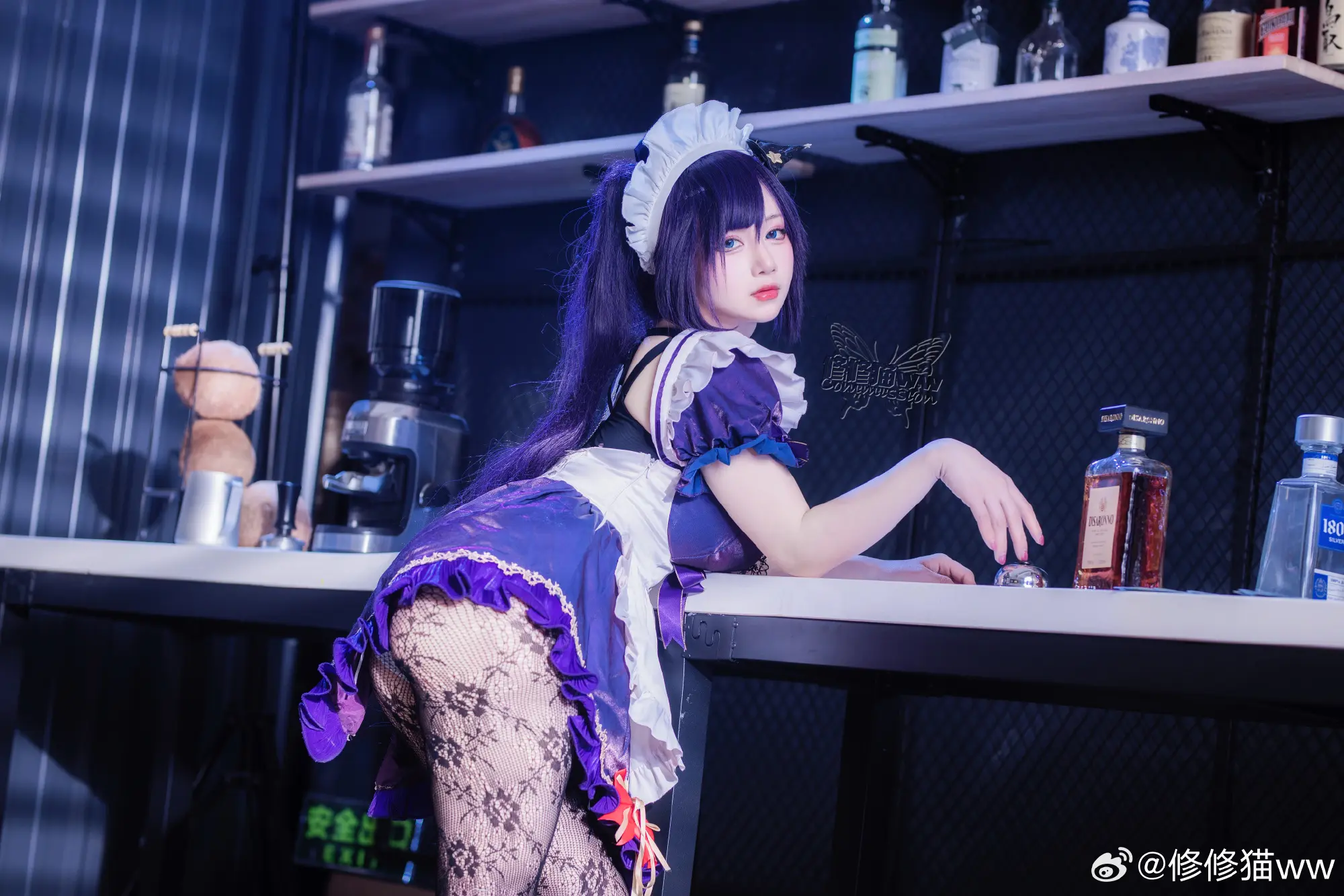COSPLAY 原神cos 莫娜同人女仆来咯~@修修猫ww COSPLAY-第3张