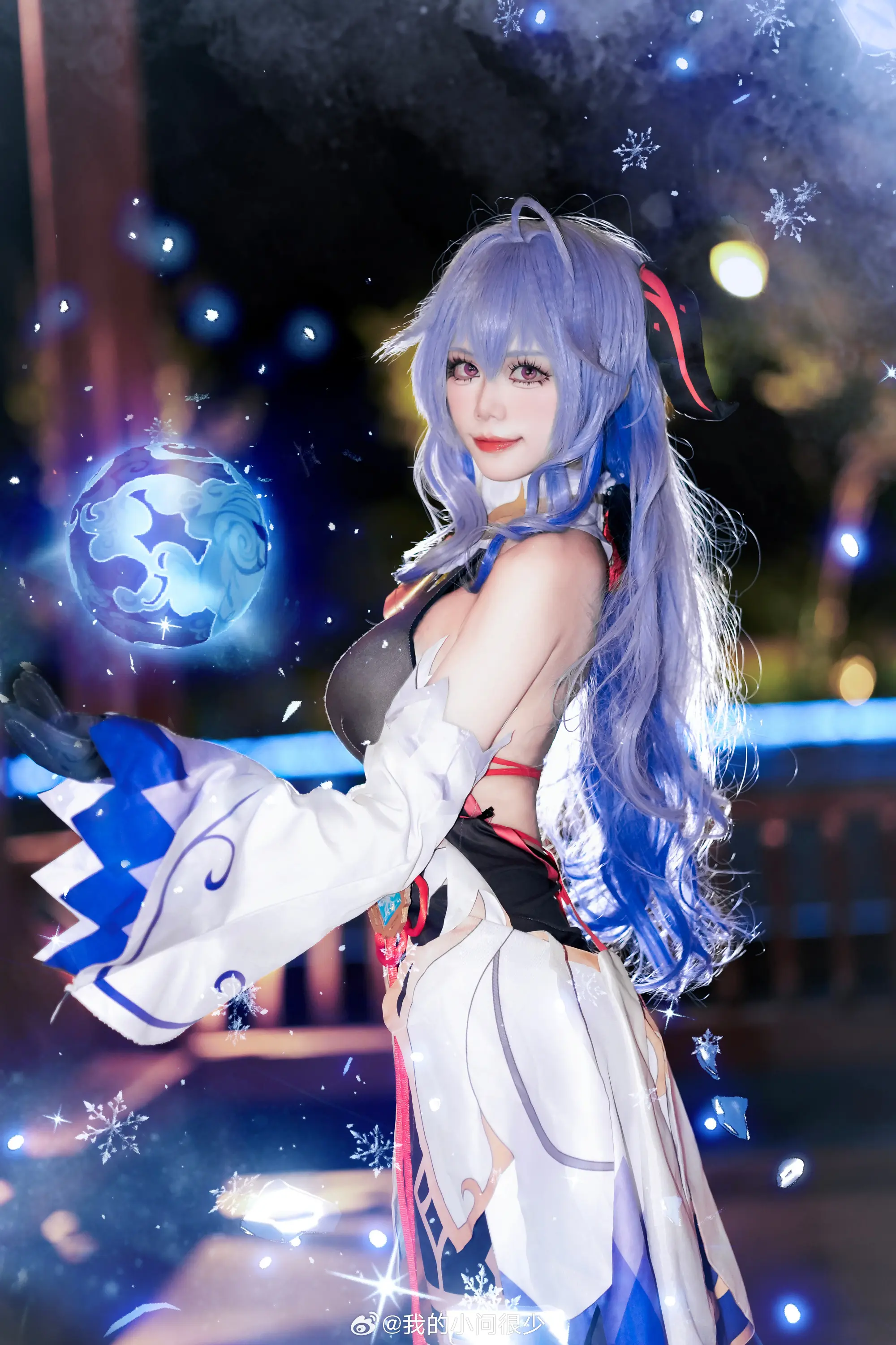 cosplay❄️风雪的缩影❄️如琉璃般飘落❄️ 原神 甘雨@我的小问很少 COSPLAY-第4张