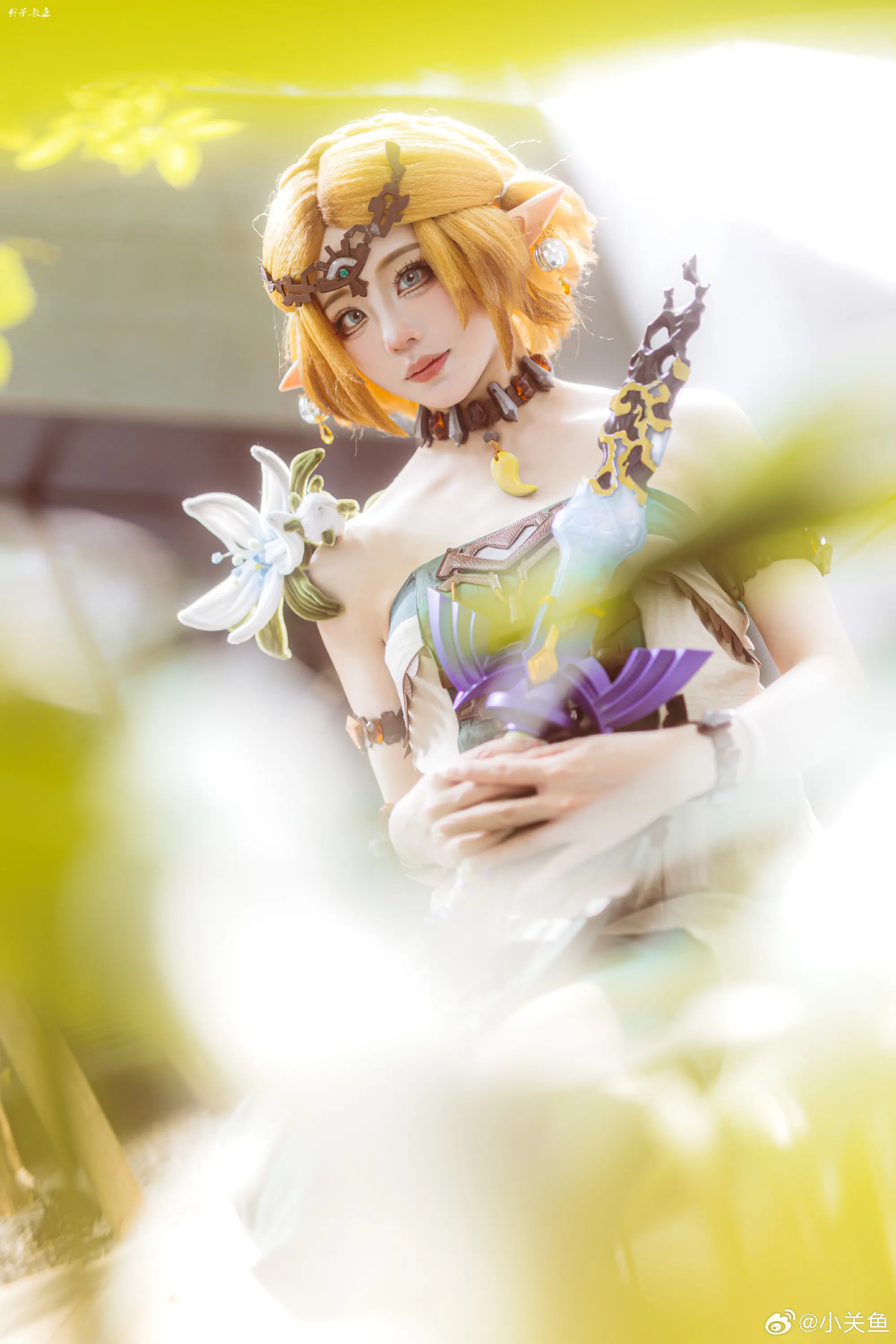 cosplay 赛尔达之王国之泪 塞尔达公主@小关鱼-公众号小姨ai