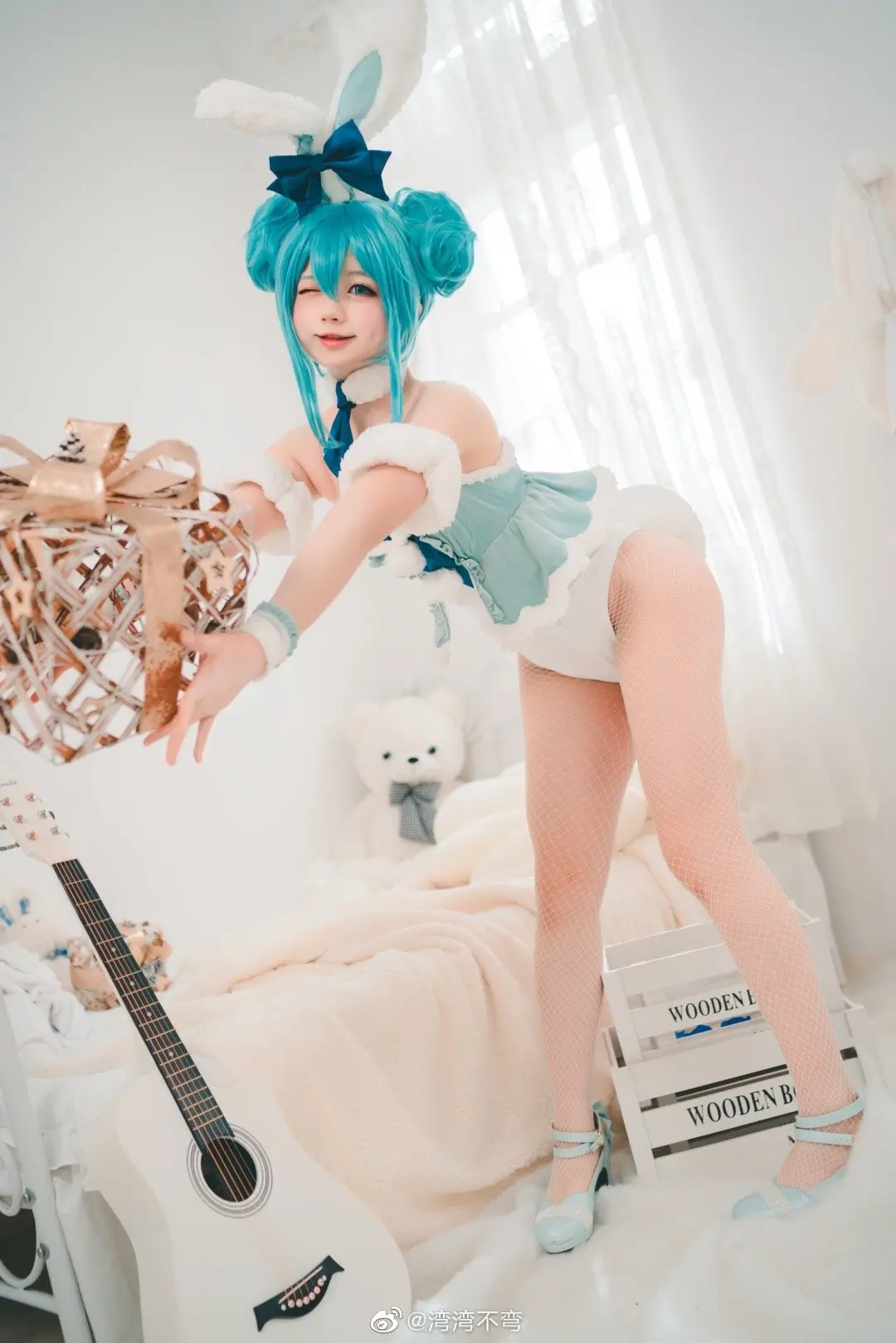 cosplay ～兔年就要拍兔女郎！ miku 兔女郎ver.@湾湾不弯 COSPLAY-第14张
