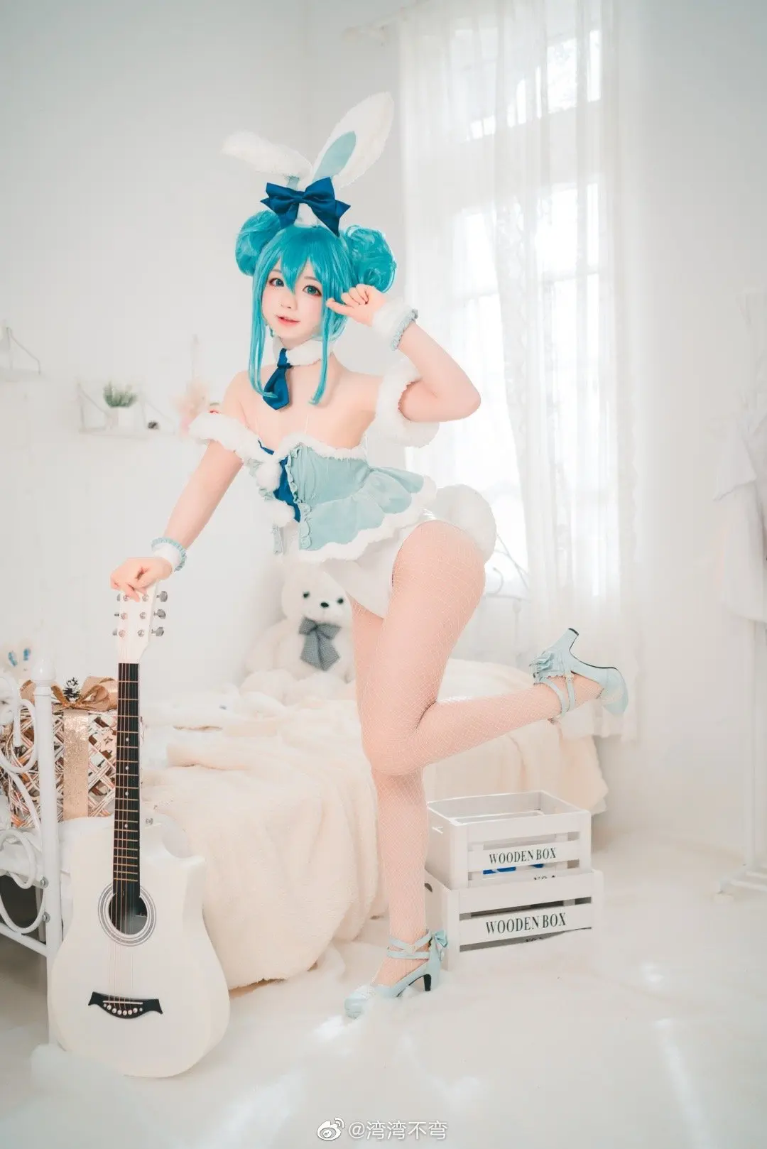 cosplay ～兔年就要拍兔女郎！ miku 兔女郎ver.@湾湾不弯 COSPLAY-第3张