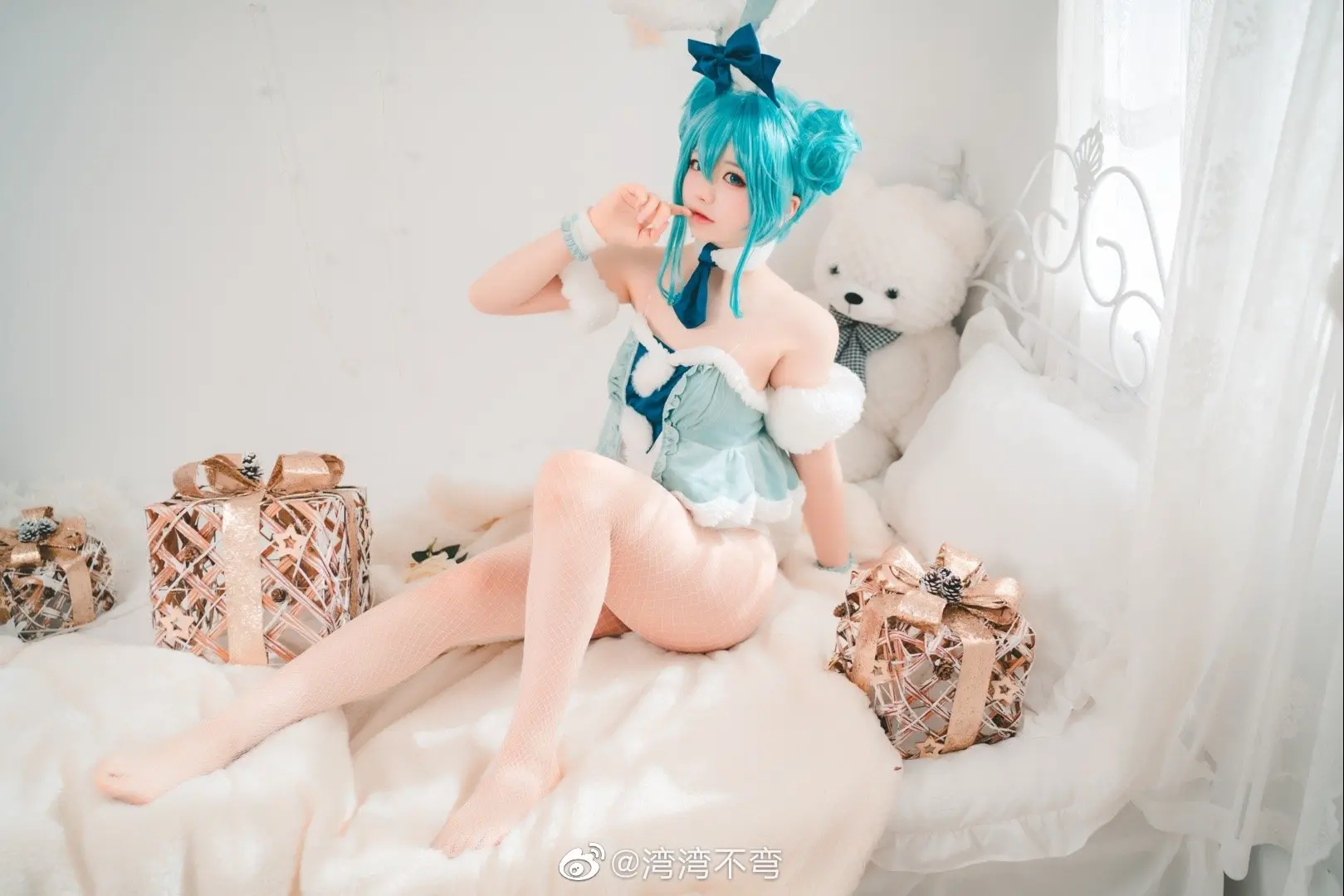 cosplay ～兔年就要拍兔女郎！ miku 兔女郎ver.@湾湾不弯 COSPLAY-第7张