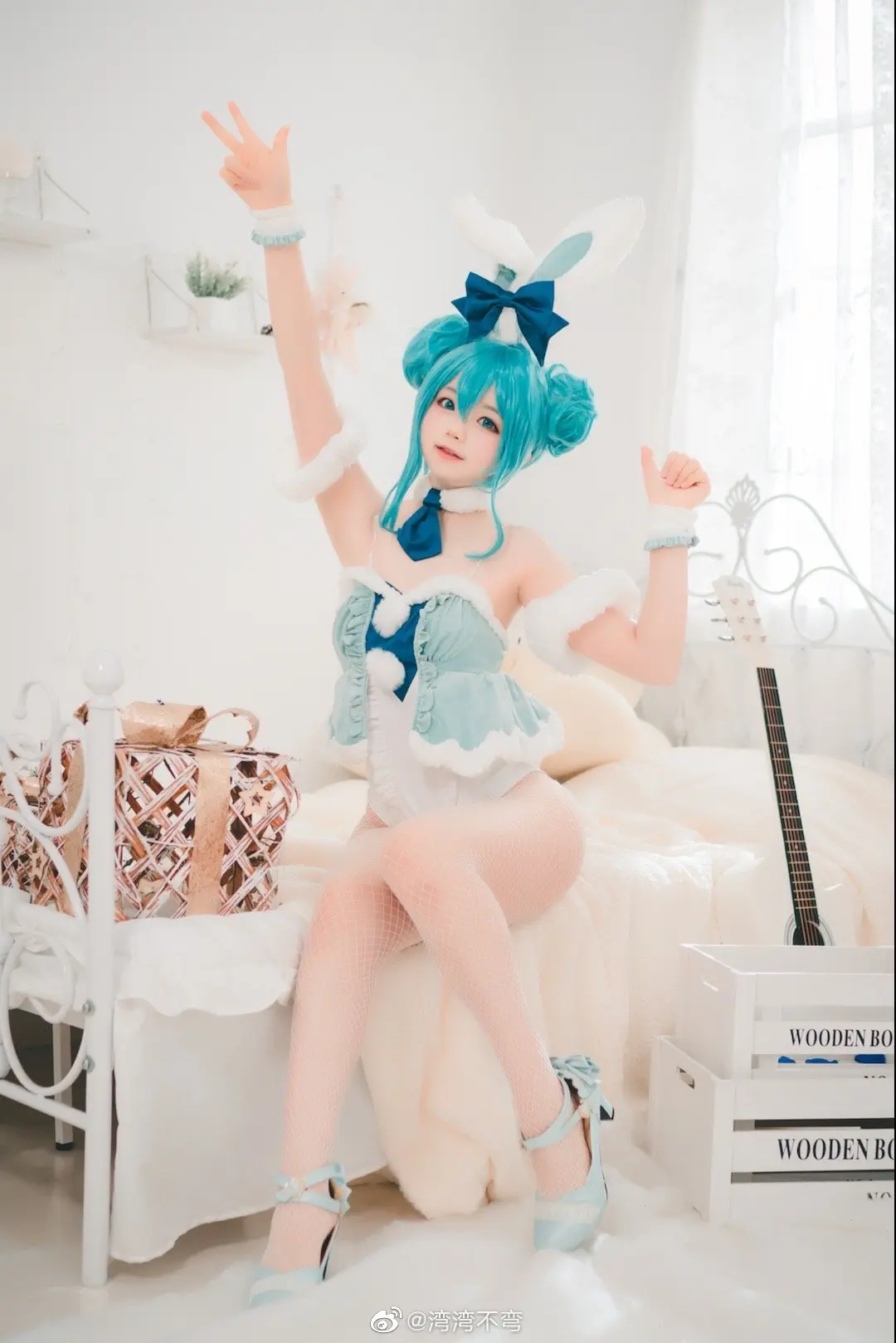 cosplay ～兔年就要拍兔女郎！ miku 兔女郎ver.@湾湾不弯 COSPLAY-第10张