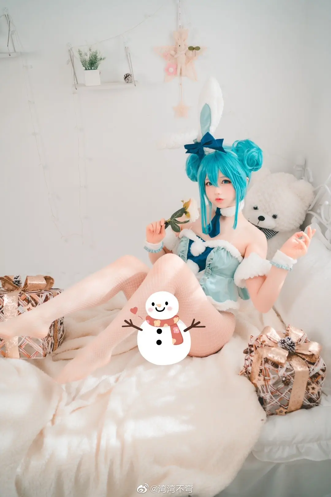 cosplay ～兔年就要拍兔女郎！ miku 兔女郎ver.@湾湾不弯 COSPLAY-第12张
