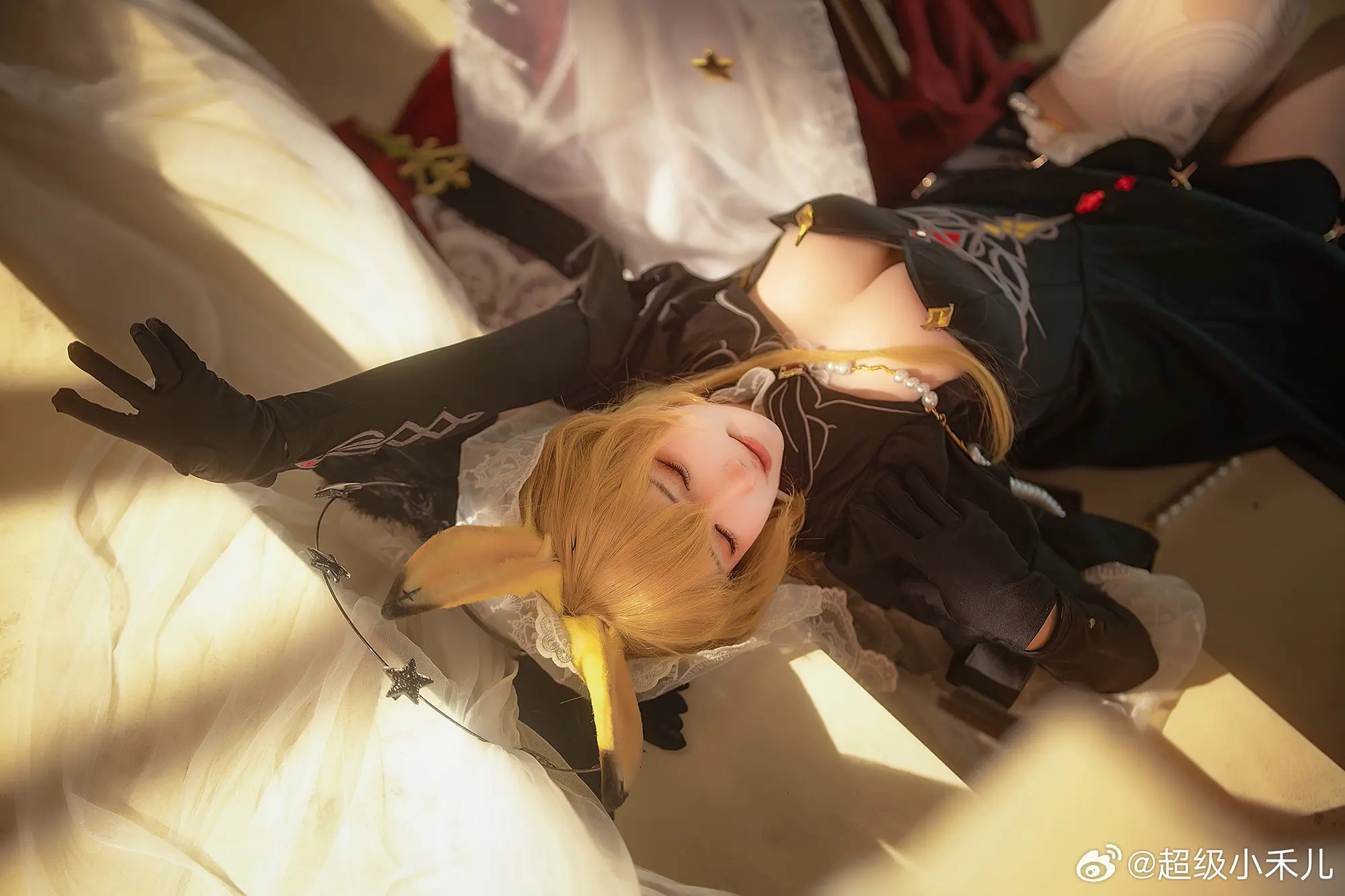 COSPLAY 博士，你盯着我看了多久了？是发现了什么有趣的谜题吗？ 明日方舟 莱茵生命@超级小禾儿 COSPLAY-第6张