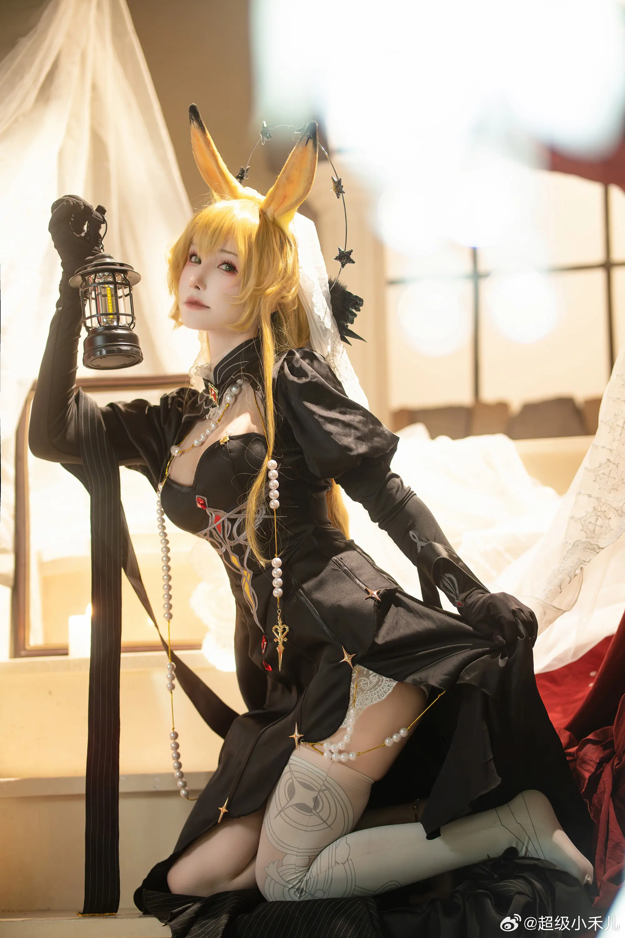 COSPLAY 博士，你盯着我看了多久了？是发现了什么有趣的谜题吗？ 明日方舟 莱茵生命@超级小禾儿 COSPLAY-第12张