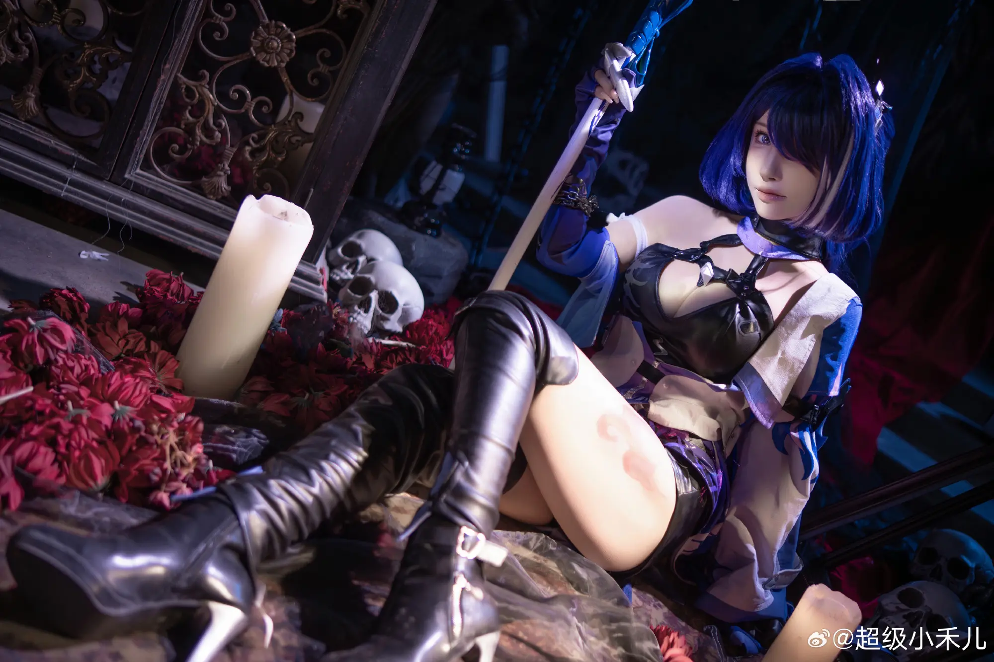 COSPLAY 如果身配一柄刀，总要用它斩下些什么 崩坏:星穹铁道 黄泉@超级小禾儿 COSPLAY-第2张