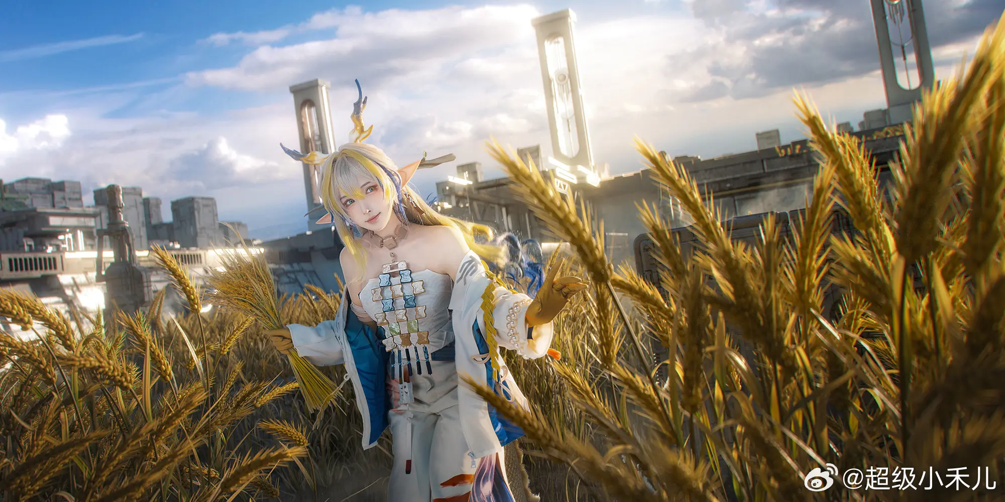 COSPLAY 我时常会想起那些年月…田地广阔，稻花清香… 明日方舟 黍@超级小禾儿 COSPLAY-第9张
