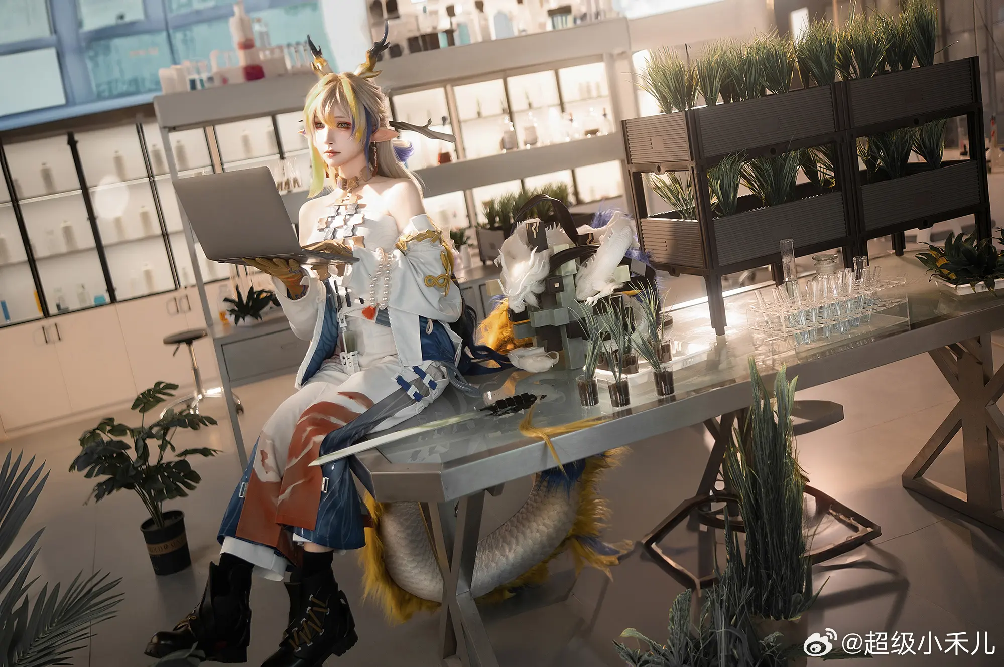 COSPLAY 我时常会想起那些年月…田地广阔，稻花清香… 明日方舟 黍@超级小禾儿 COSPLAY-第12张