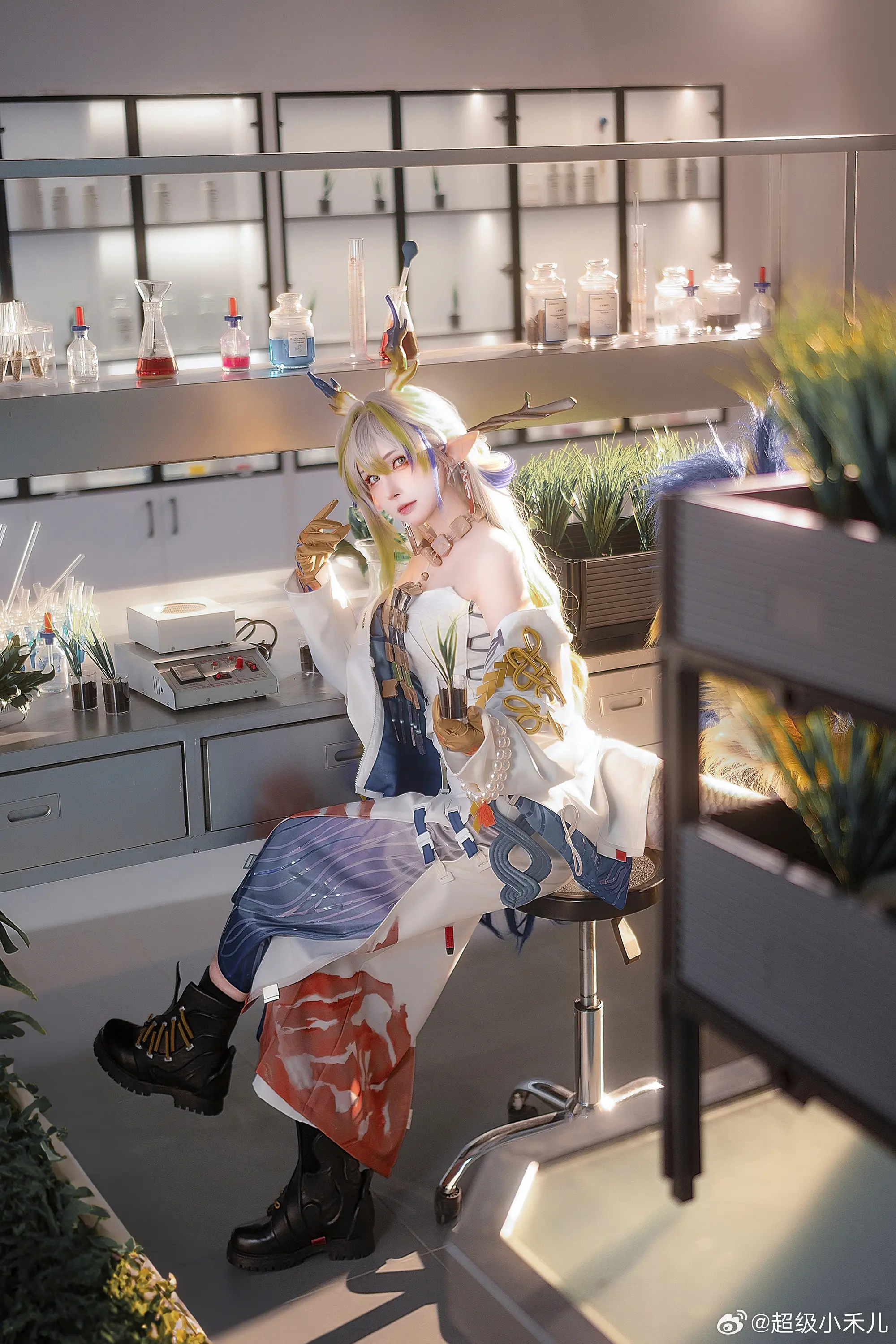 COSPLAY 我时常会想起那些年月…田地广阔，稻花清香… 明日方舟 黍@超级小禾儿 COSPLAY-第4张