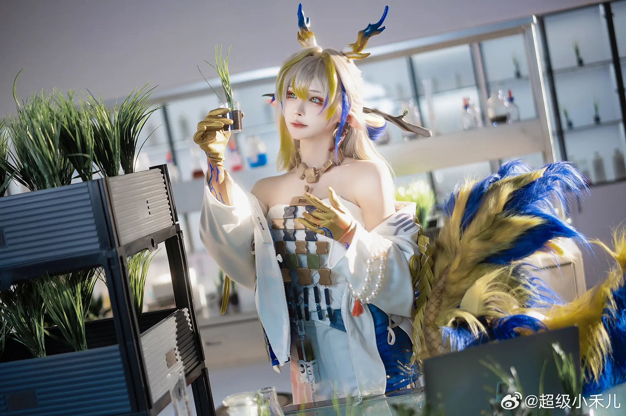 COSPLAY 我时常会想起那些年月…田地广阔，稻花清香… 明日方舟 黍@超级小禾儿 COSPLAY-第3张