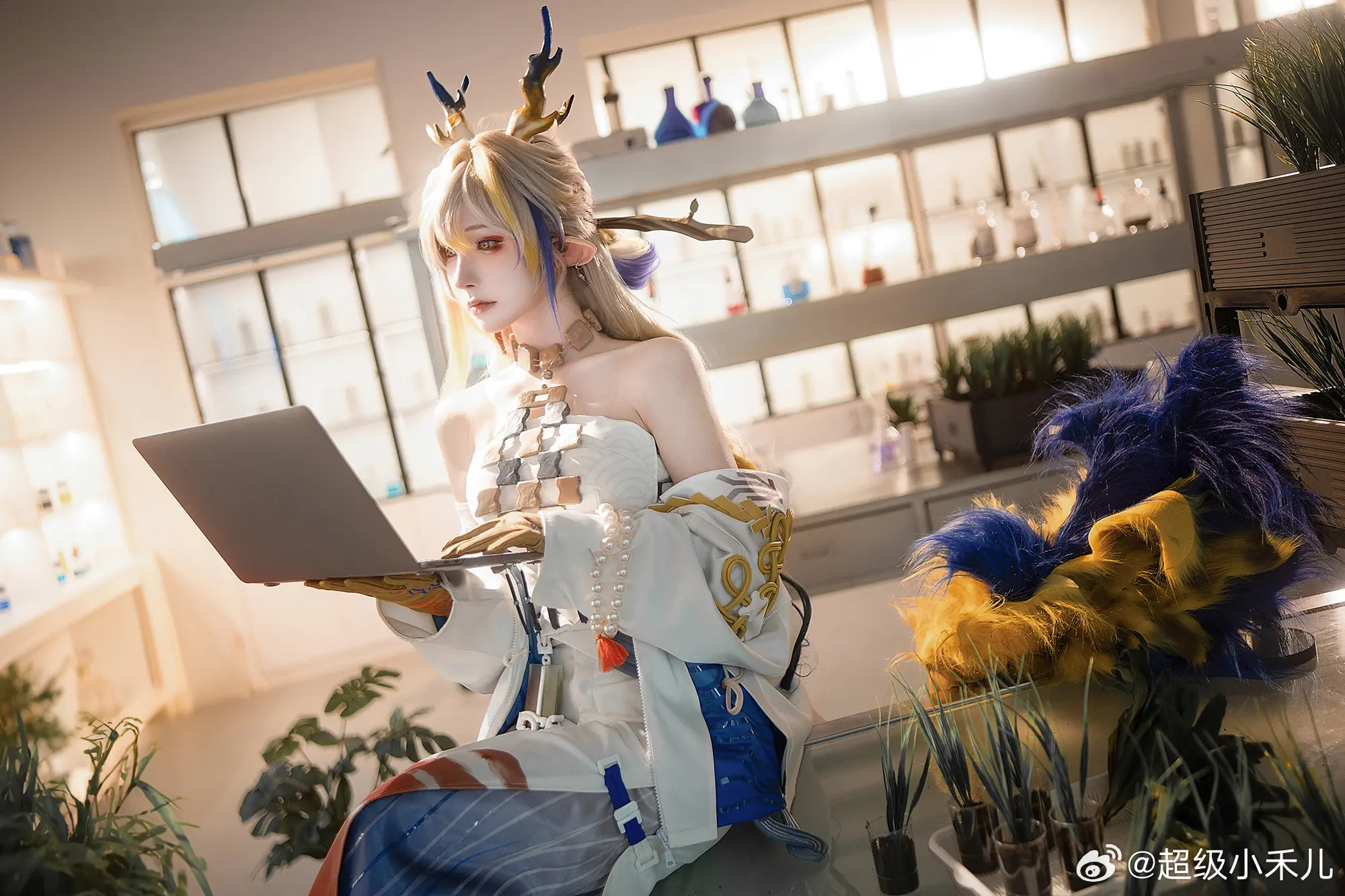 COSPLAY 我时常会想起那些年月…田地广阔，稻花清香… 明日方舟 黍@超级小禾儿 COSPLAY-第2张
