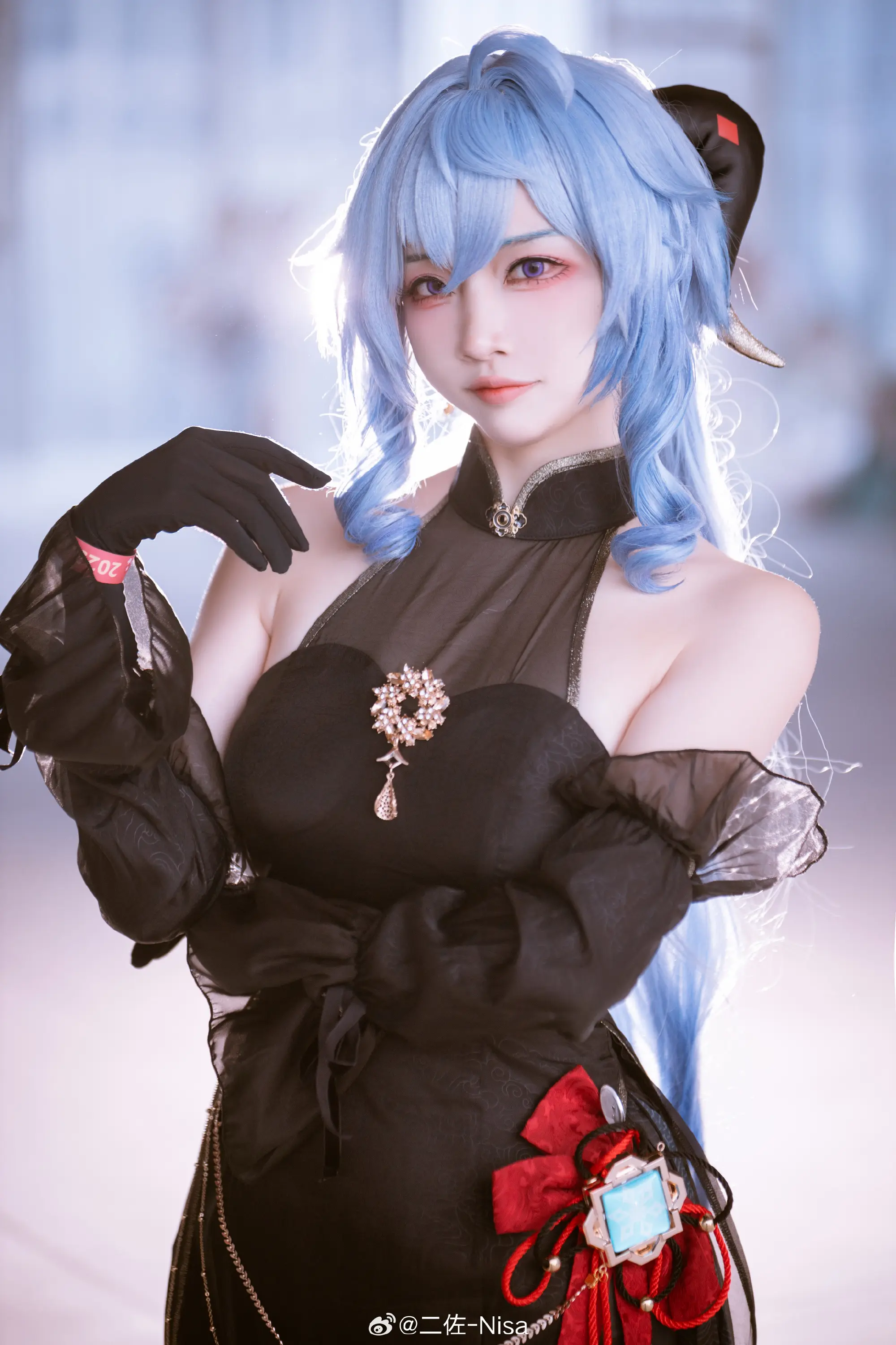 COSPLAY 原神 甘雨@二佐-Nisa-公众号小姨ai