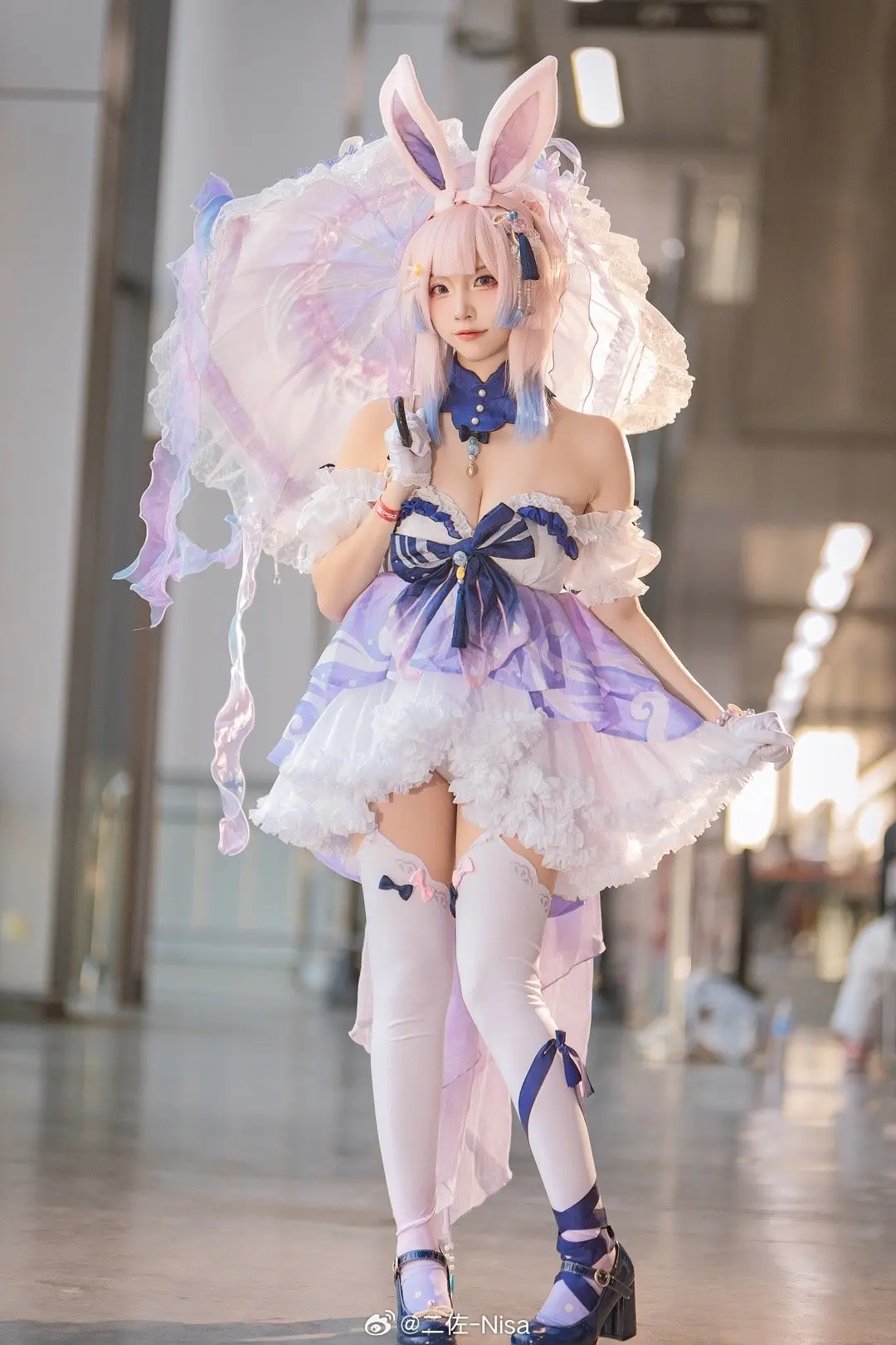 COSPLAY 萤火虫第三天的心海 原神 珊瑚宫心海@二佐-Nisa COSPLAY-第3张