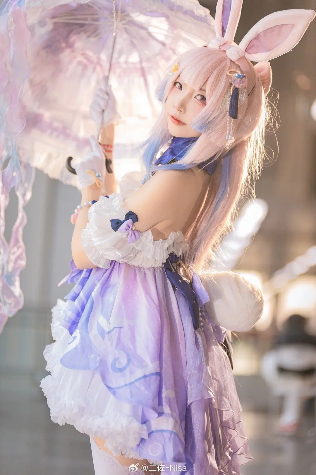 COSPLAY 萤火虫第三天的心海 原神 珊瑚宫心海@二佐-Nisa COSPLAY-第2张
