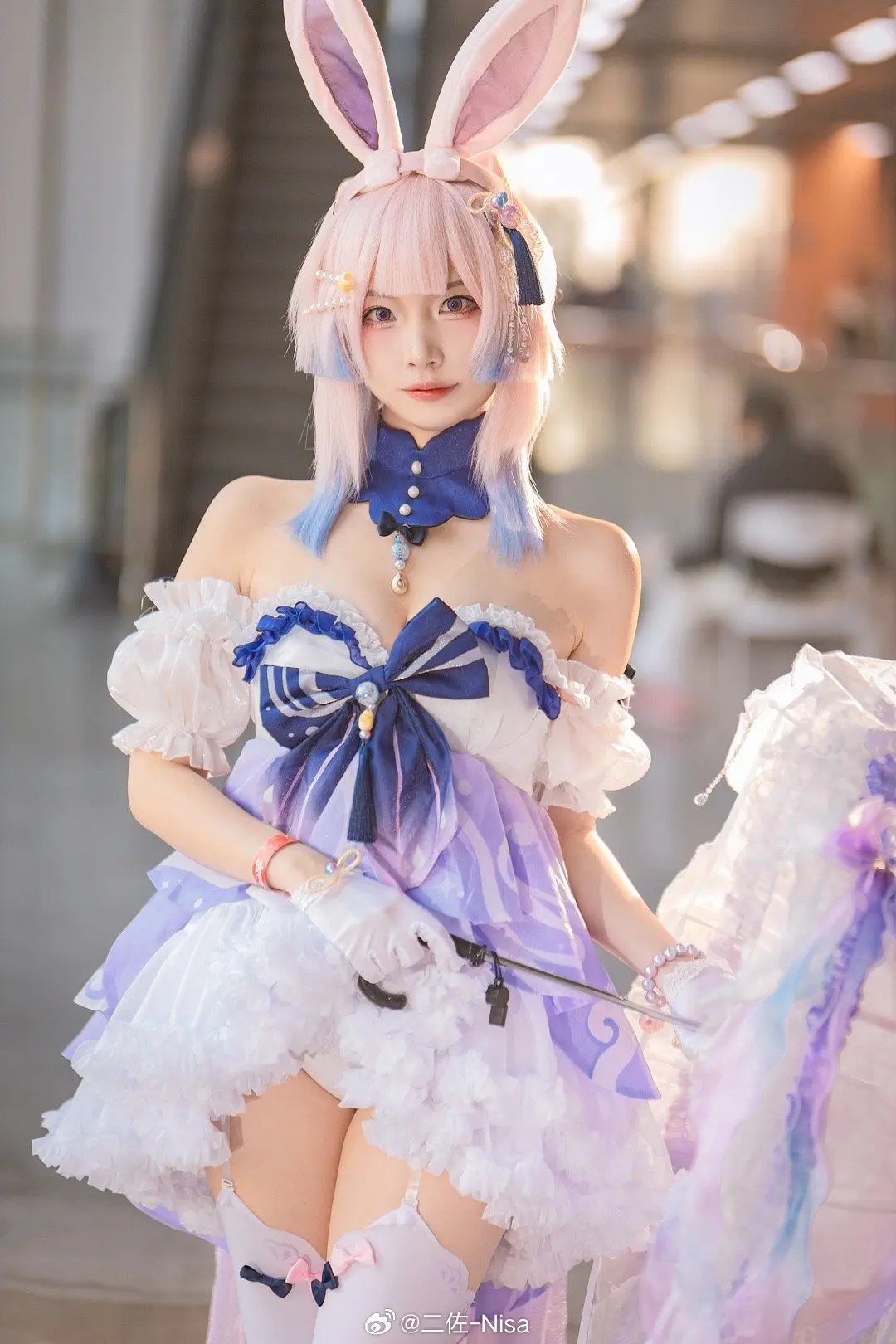 COSPLAY 萤火虫第三天的心海 原神 珊瑚宫心海@二佐-Nisa COSPLAY-第4张