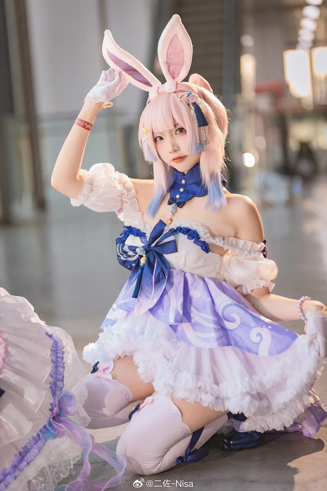 COSPLAY 萤火虫第三天的心海 原神 珊瑚宫心海@二佐-Nisa-公众号小姨ai