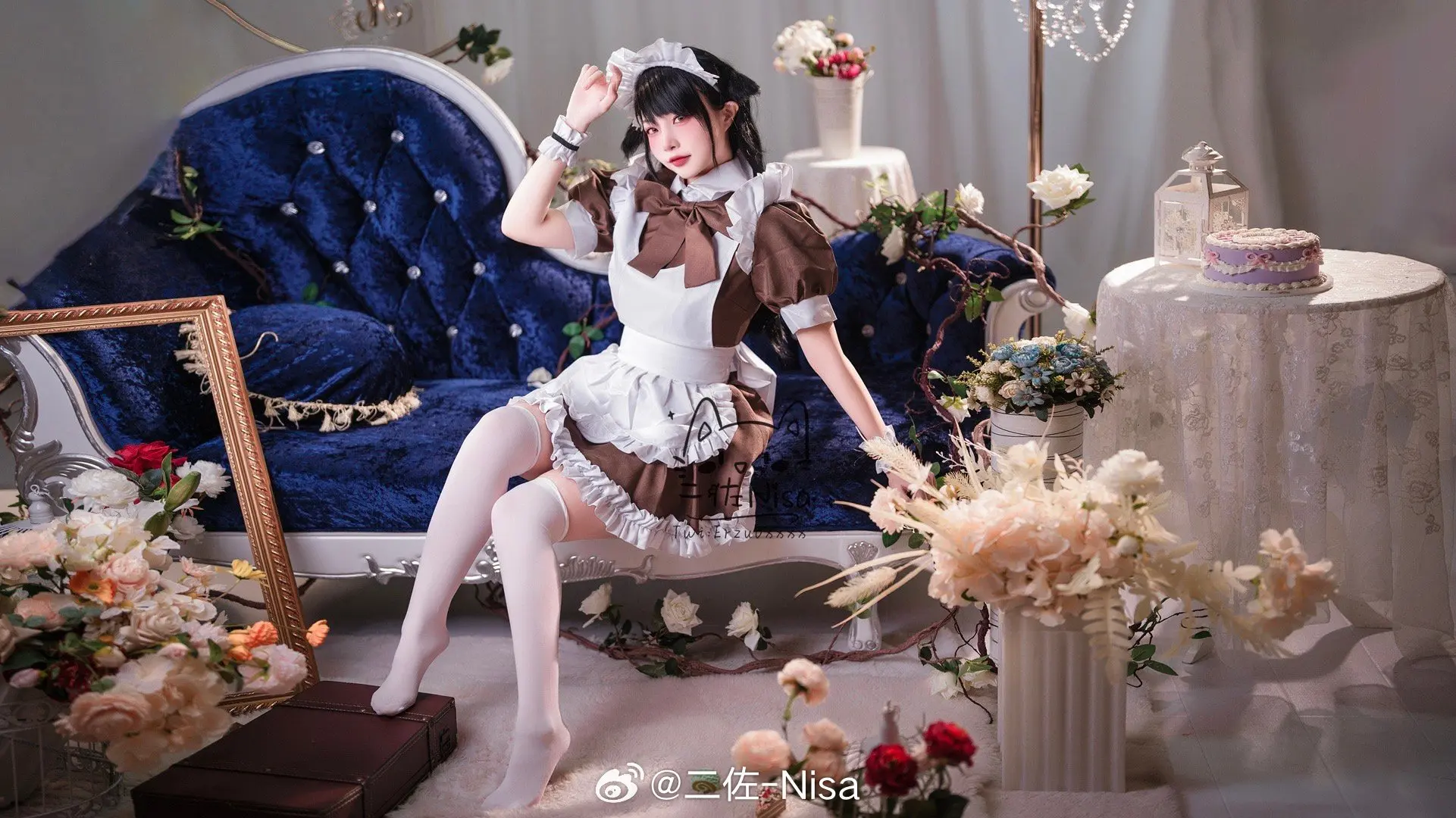 COSPLAY ~只要想到指挥官会来视察，就算是杂事感觉也能更加努力完成了！…至于努力之后会有什么变化…嗯~能让指挥官高兴就好了~ 碧蓝航线 鸟海@二佐-Nisa COSPLAY-第2张