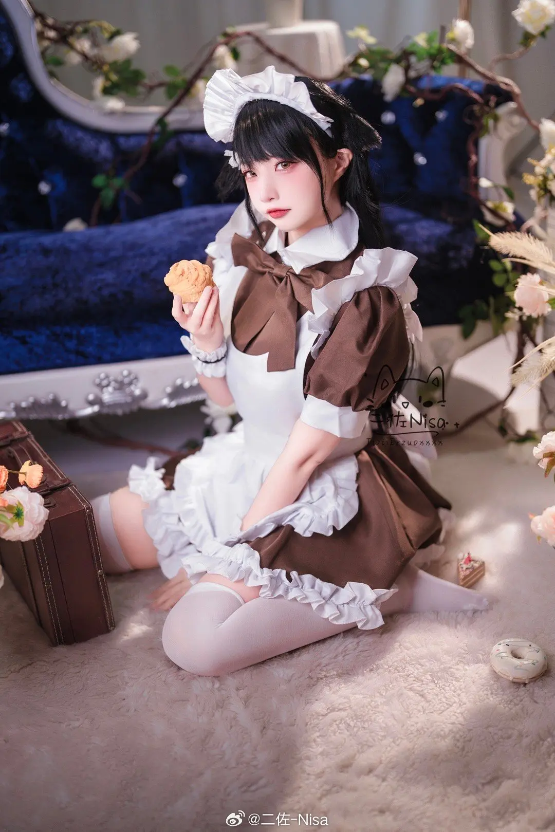 COSPLAY ~只要想到指挥官会来视察，就算是杂事感觉也能更加努力完成了！…至于努力之后会有什么变化…嗯~能让指挥官高兴就好了~ 碧蓝航线 鸟海@二佐-Nisa COSPLAY-第8张
