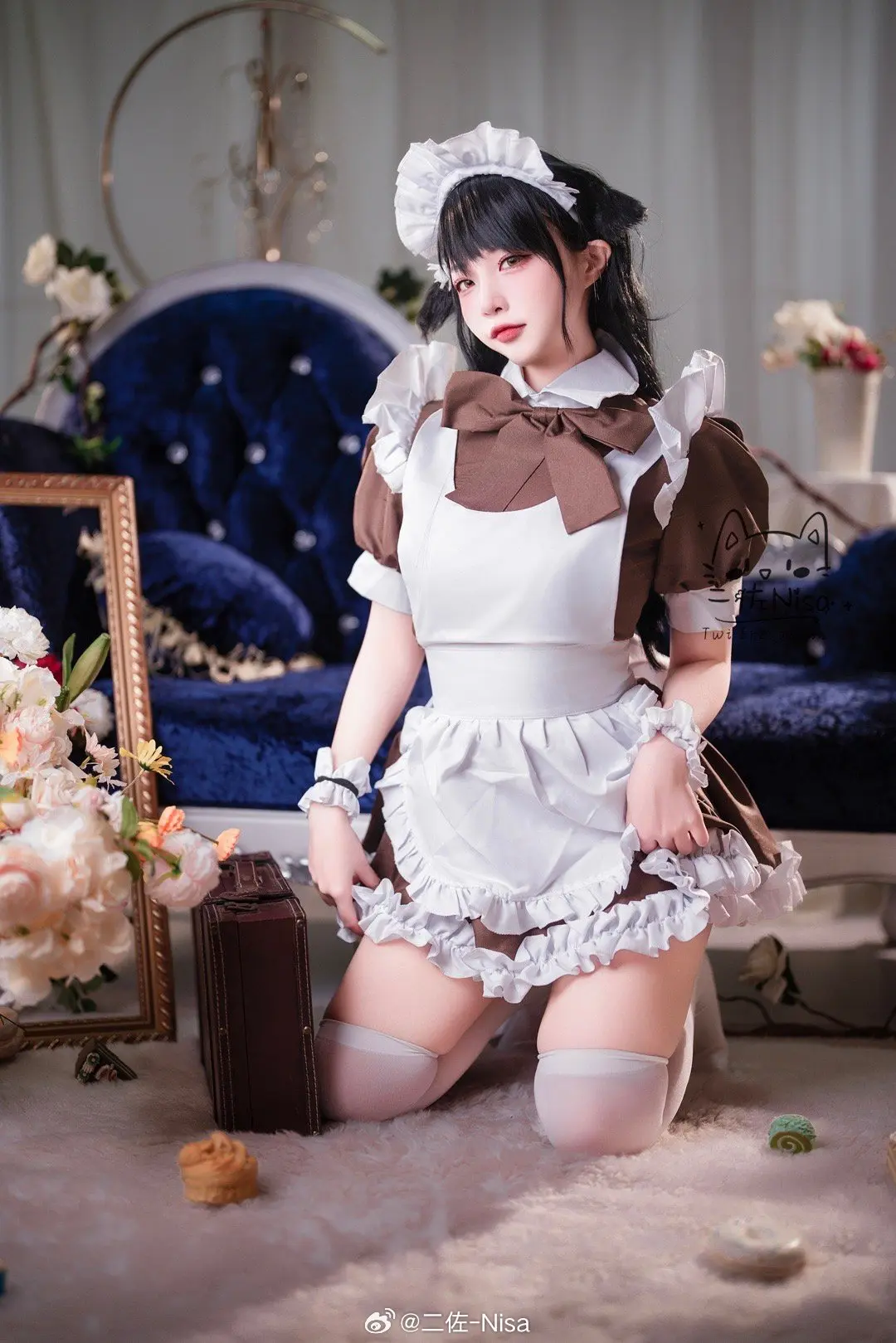COSPLAY ~只要想到指挥官会来视察，就算是杂事感觉也能更加努力完成了！…至于努力之后会有什么变化…嗯~能让指挥官高兴就好了~ 碧蓝航线 鸟海@二佐-Nisa COSPLAY-第9张