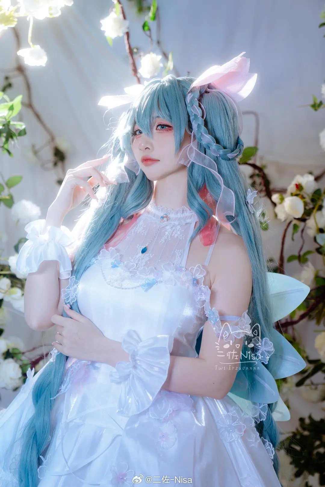 COSPLAY 其实是场照！初音未来 miku@二佐-Nisa-公众号小姨ai