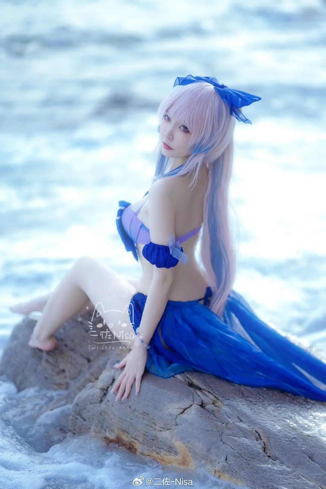 COSPLAY 旅行者，夏天来了啊 原神 珊瑚宫心海@-二佐Nisa- COSPLAY-第6张
