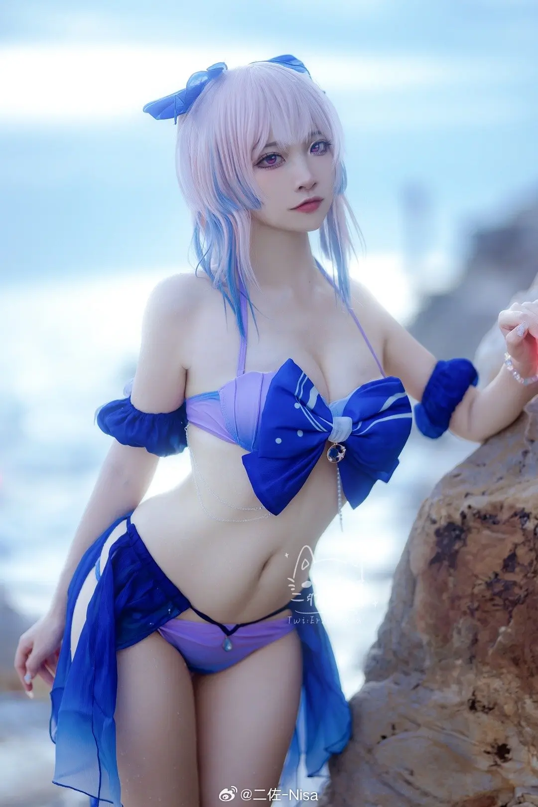 COSPLAY 旅行者，夏天来了啊 原神 珊瑚宫心海@-二佐Nisa- COSPLAY-第7张