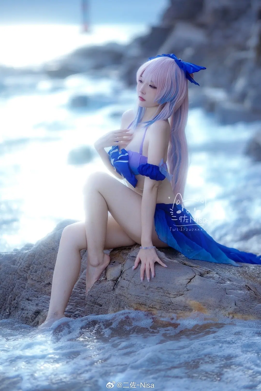 COSPLAY 旅行者，夏天来了啊 原神 珊瑚宫心海@-二佐Nisa- COSPLAY-第8张