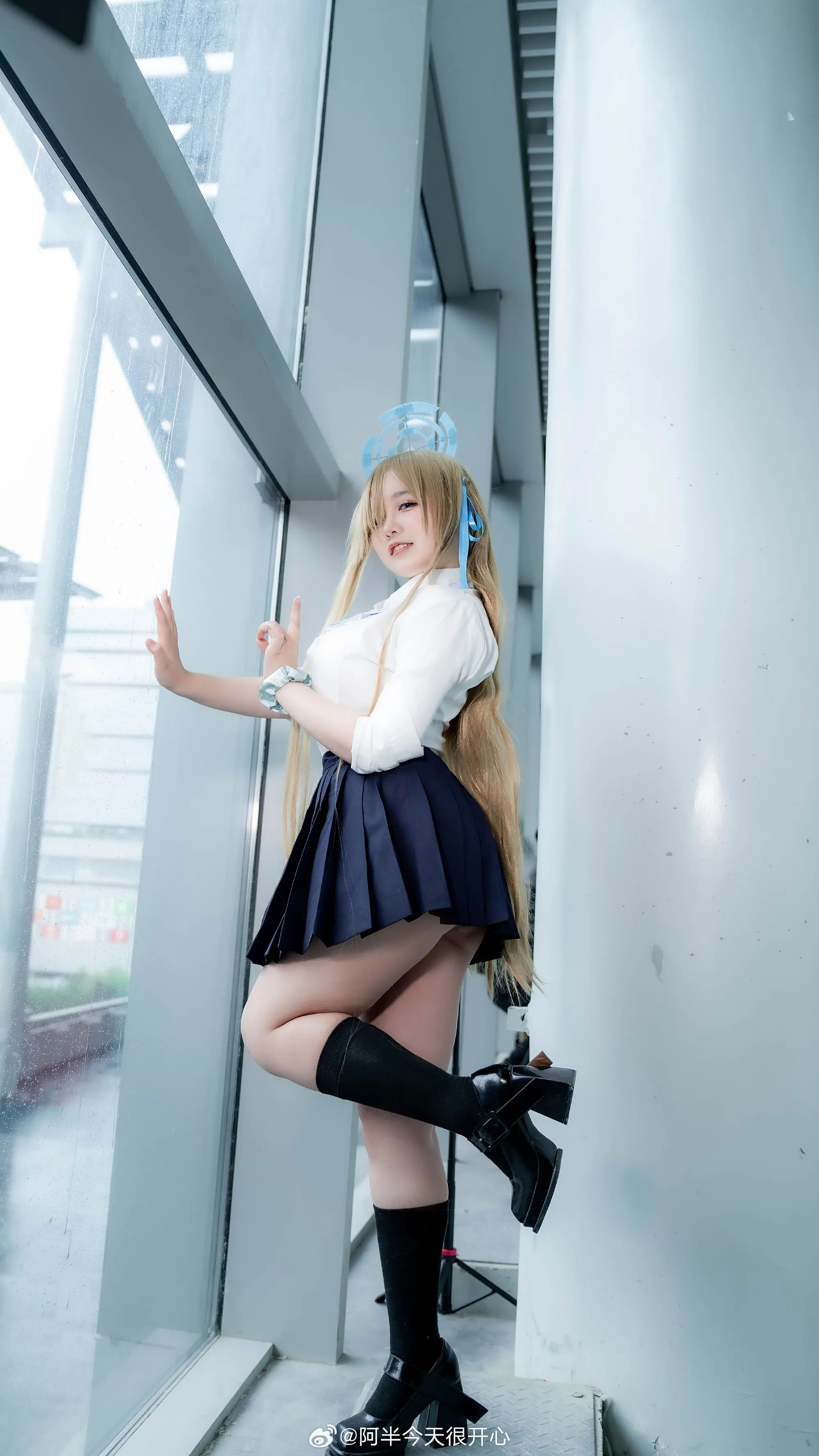 COSPLAY 蔚蓝档案 一之濑明日奈@阿半今天很开心 COSPLAY-第2张