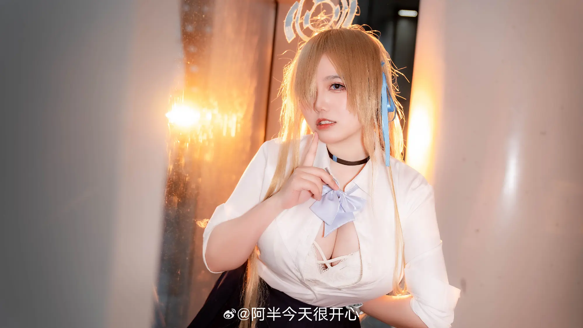 COSPLAY 蔚蓝档案 一之濑明日奈@阿半今天很开心 COSPLAY-第6张