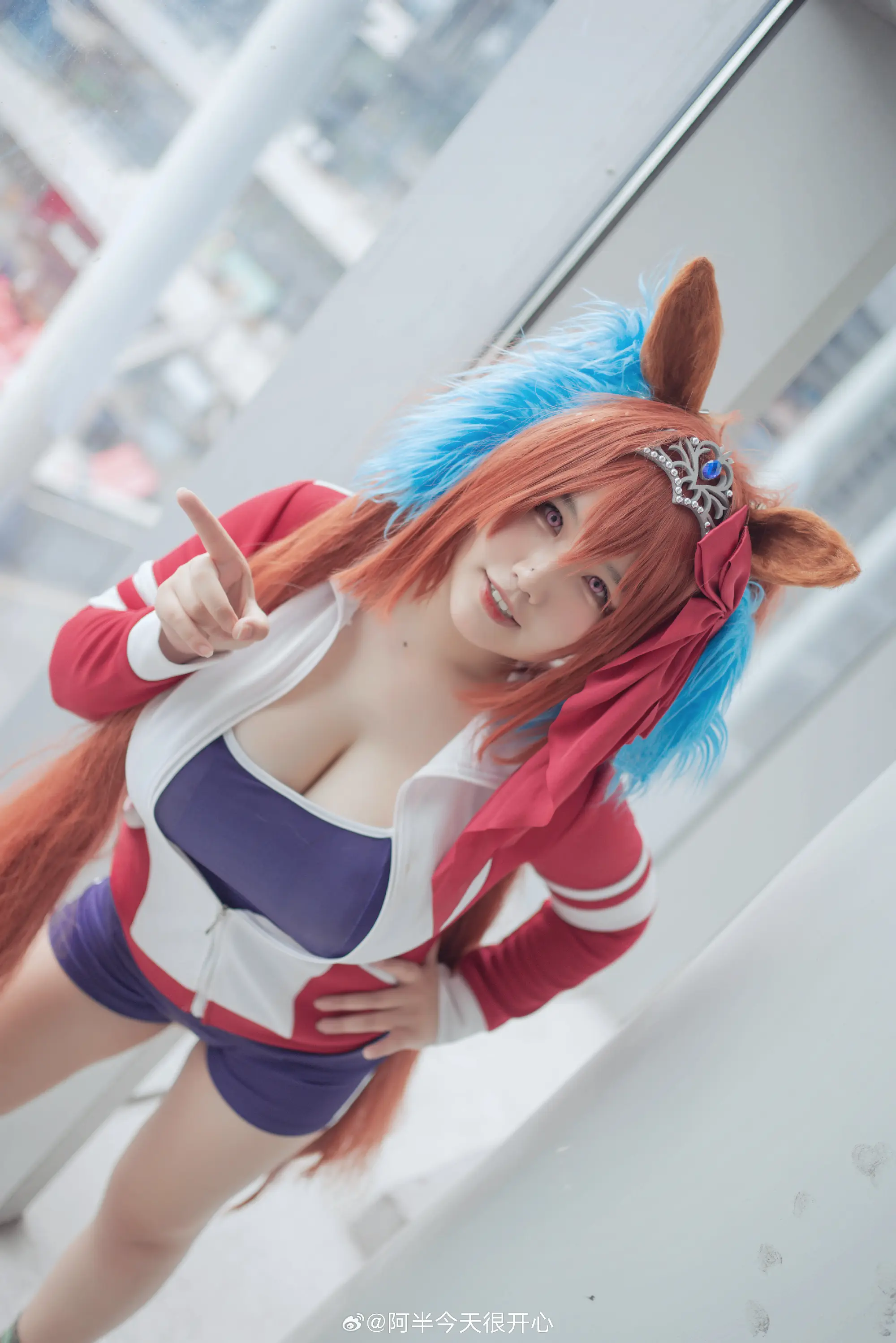 COSPLAY 赛马娘 大和赤骥@阿半今天很开心-公众号小姨ai