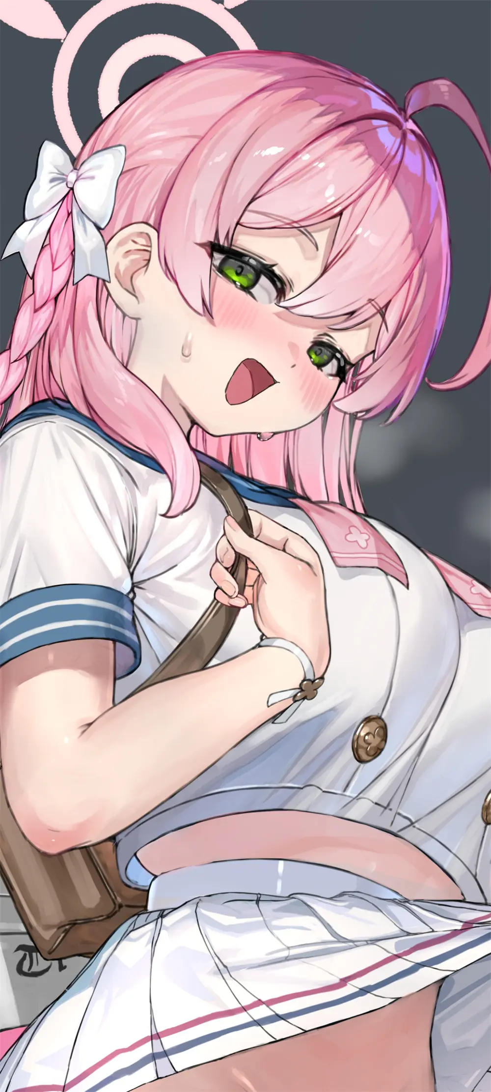 动漫壁纸 | 超可爱银发美少女 兽耳芙宁娜 今日插画壁纸推荐 壁纸-第8张
