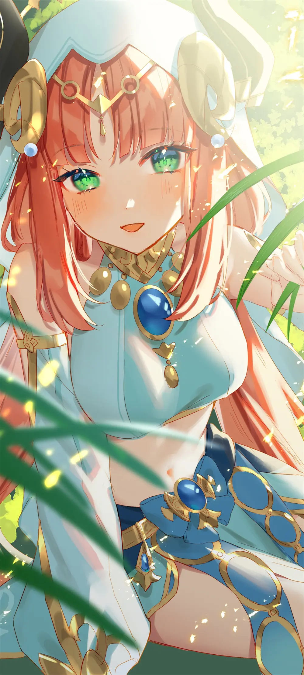 动漫壁纸 | 超可爱银发美少女 兽耳芙宁娜 今日插画壁纸推荐 壁纸-第12张