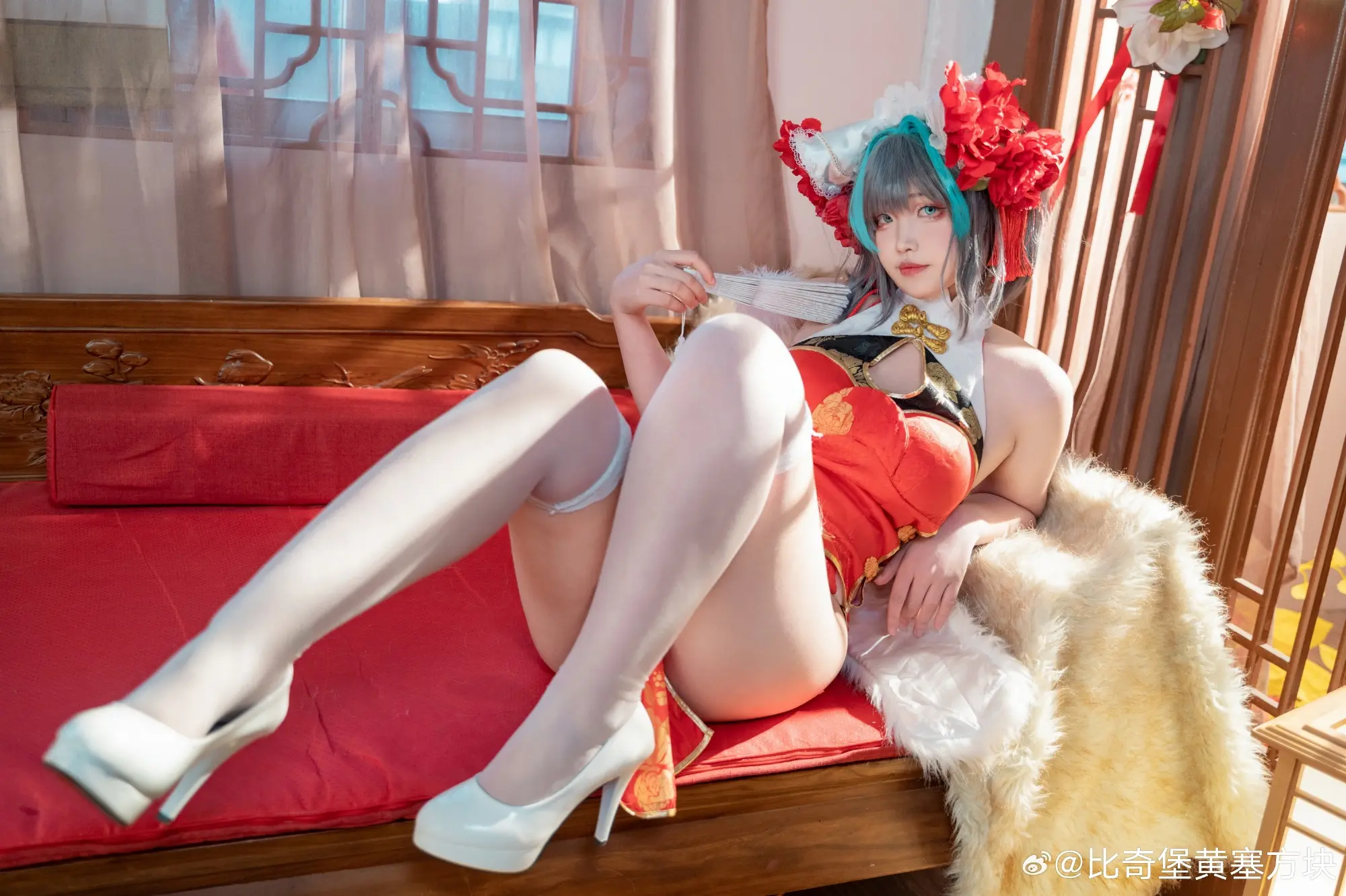 COSPLAY 碧蓝航线 柴郡@比奇堡黄塞方块 COSPLAY-第6张
