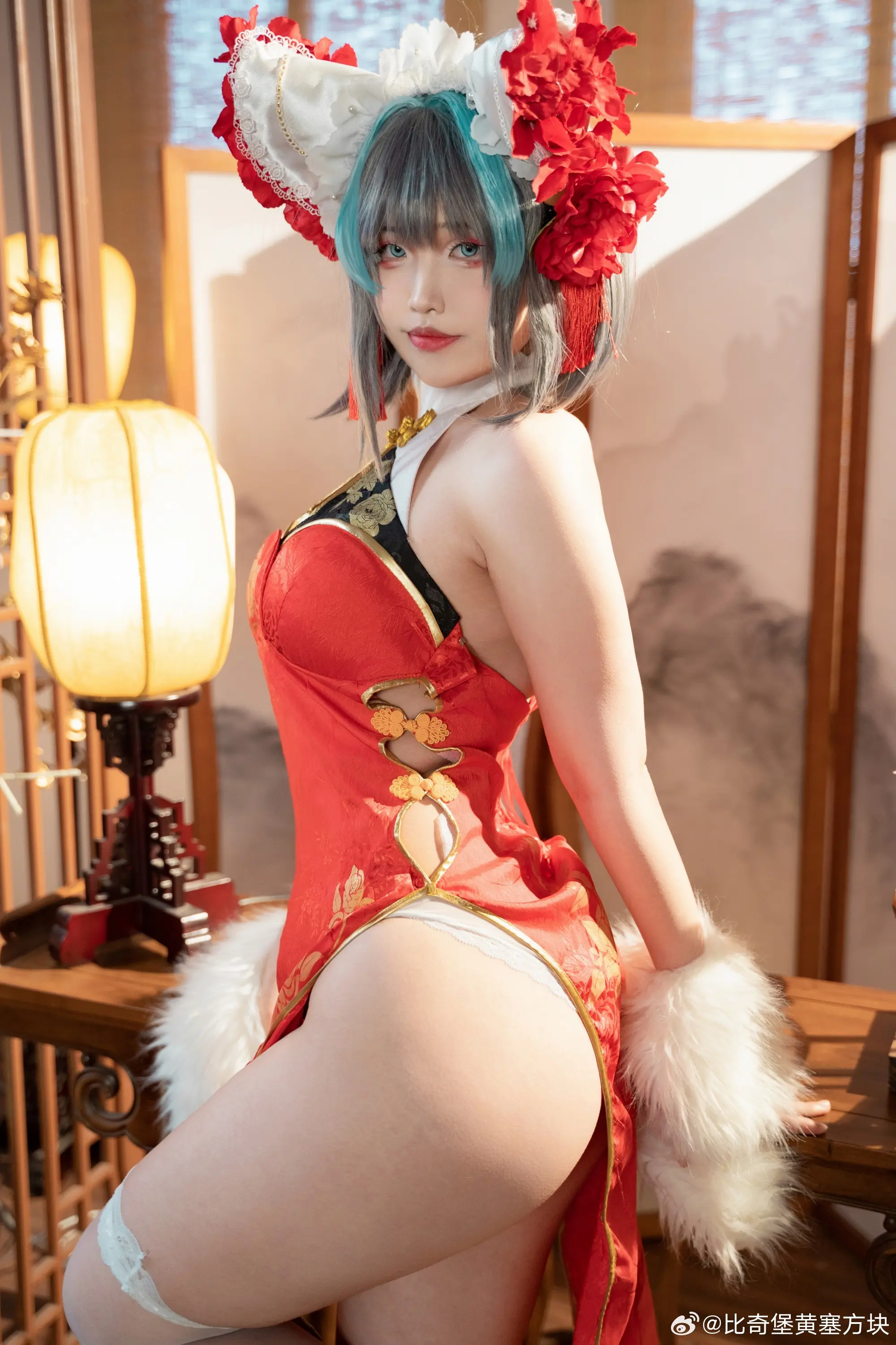 COSPLAY 碧蓝航线 柴郡@比奇堡黄塞方块 COSPLAY-第4张