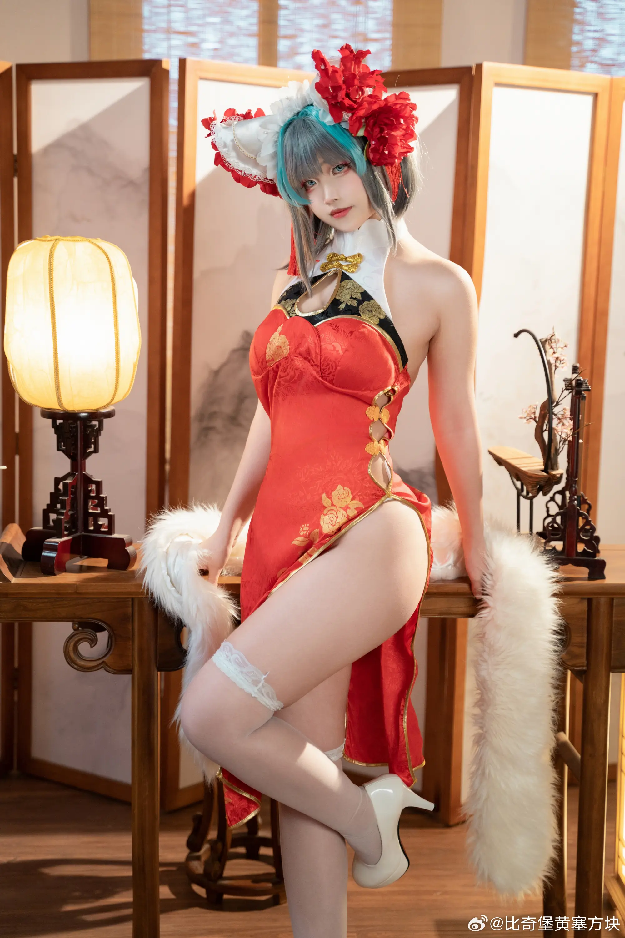 COSPLAY 碧蓝航线 柴郡@比奇堡黄塞方块 COSPLAY-第5张