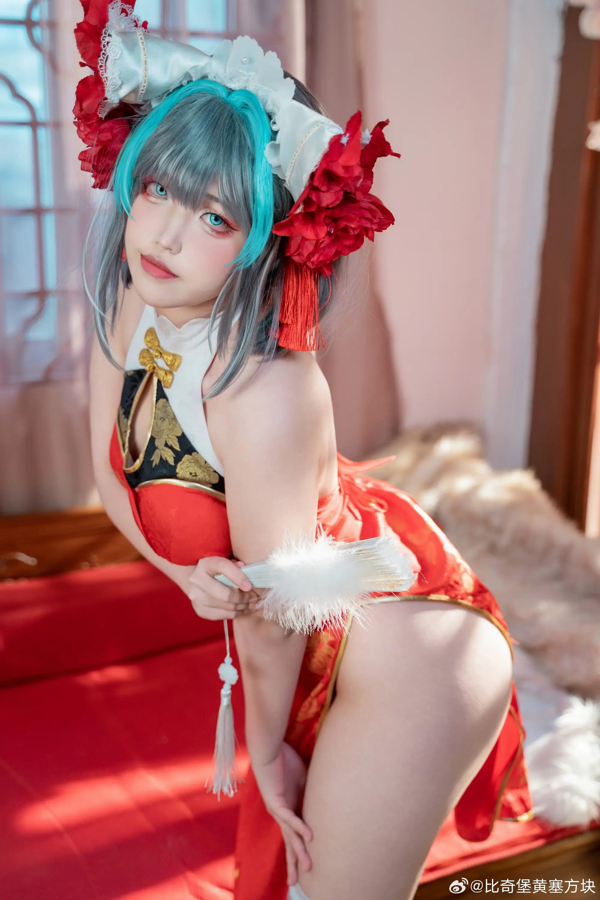 COSPLAY 碧蓝航线 柴郡@比奇堡黄塞方块 COSPLAY-第7张