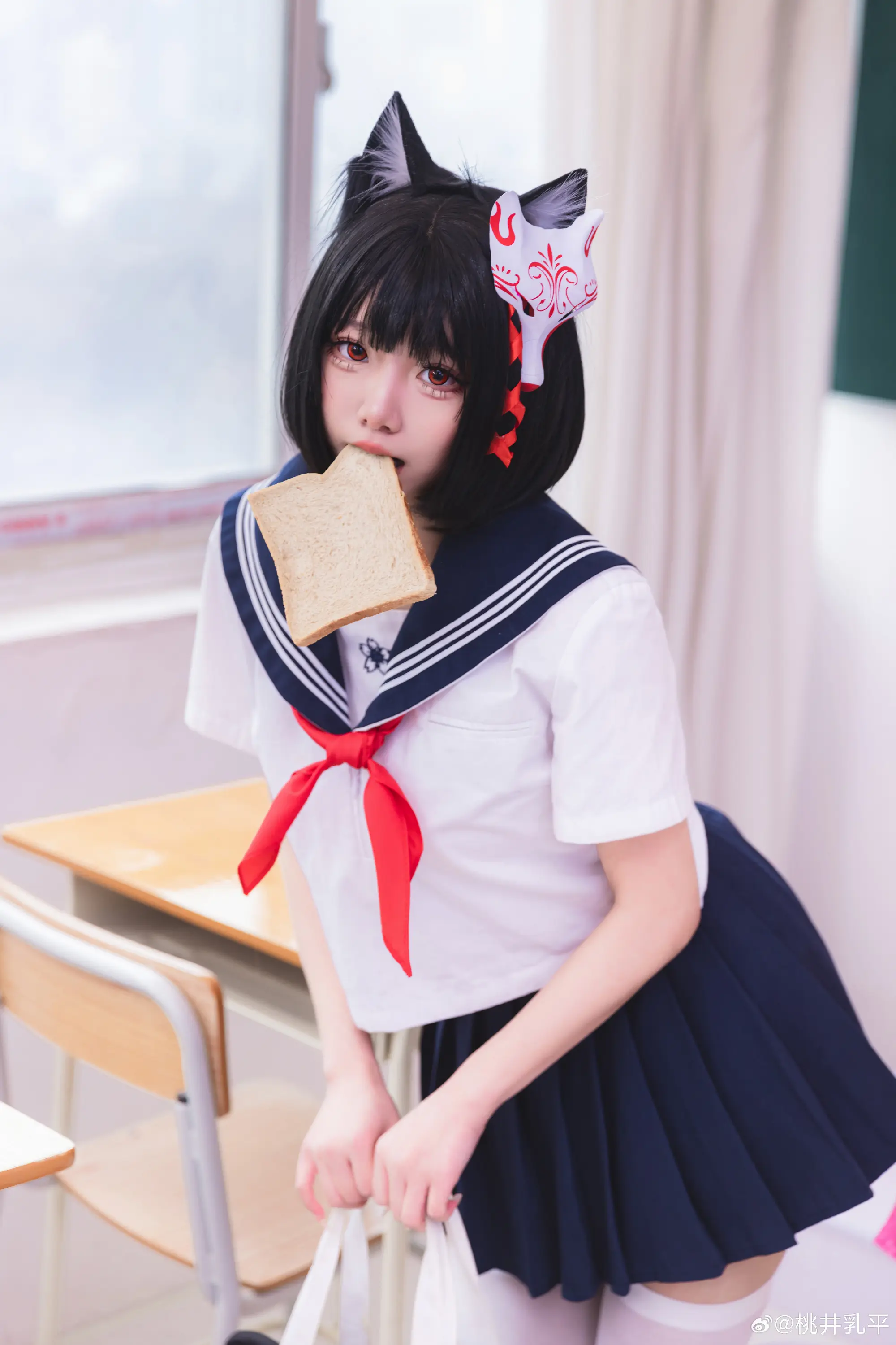 cosplay JK 碧蓝航线 山城@桃井乳平-公众号小姨ai