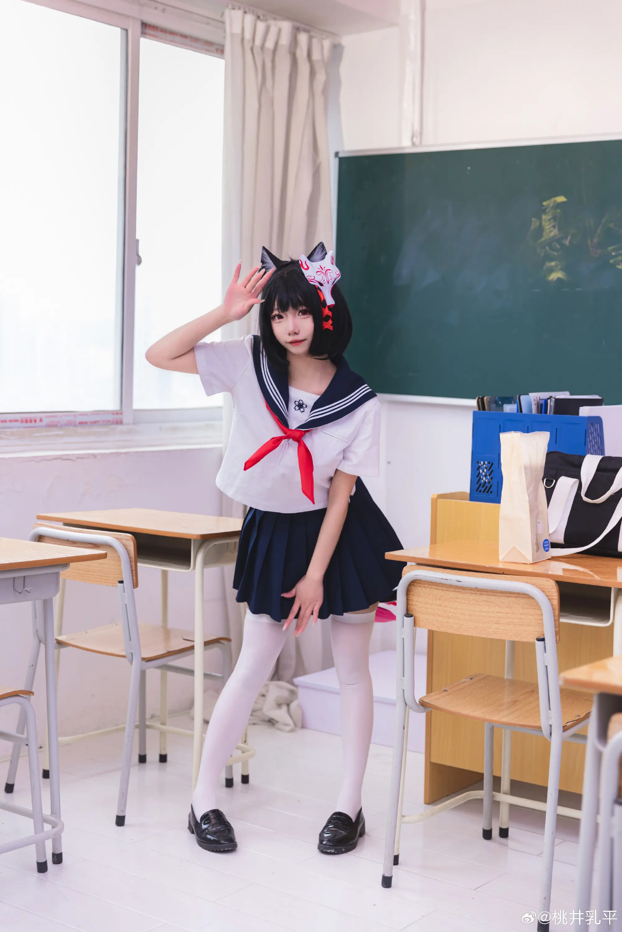 cosplay JK 碧蓝航线 山城@桃井乳平 COSPLAY-第2张