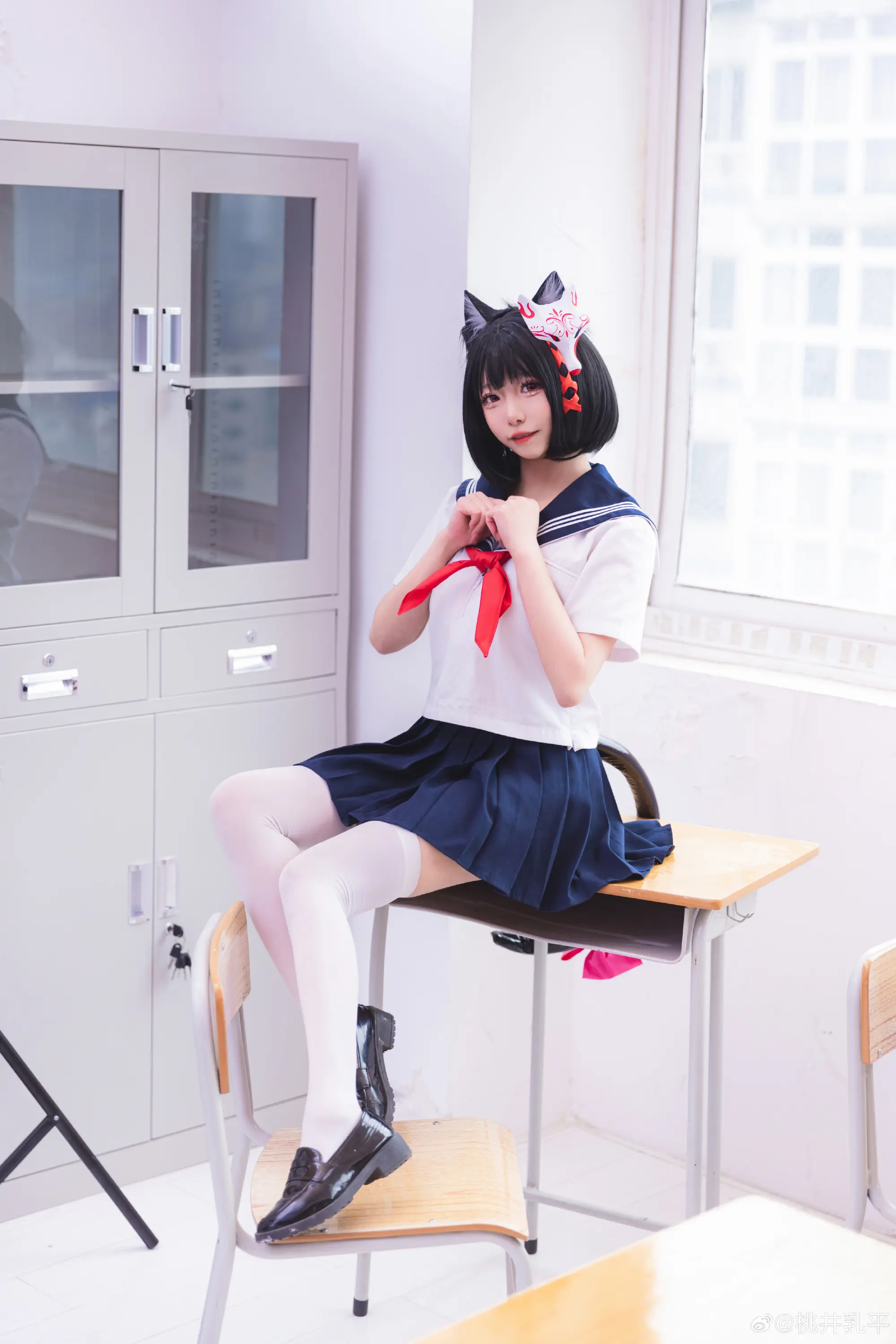 cosplay JK 碧蓝航线 山城@桃井乳平 COSPLAY-第4张