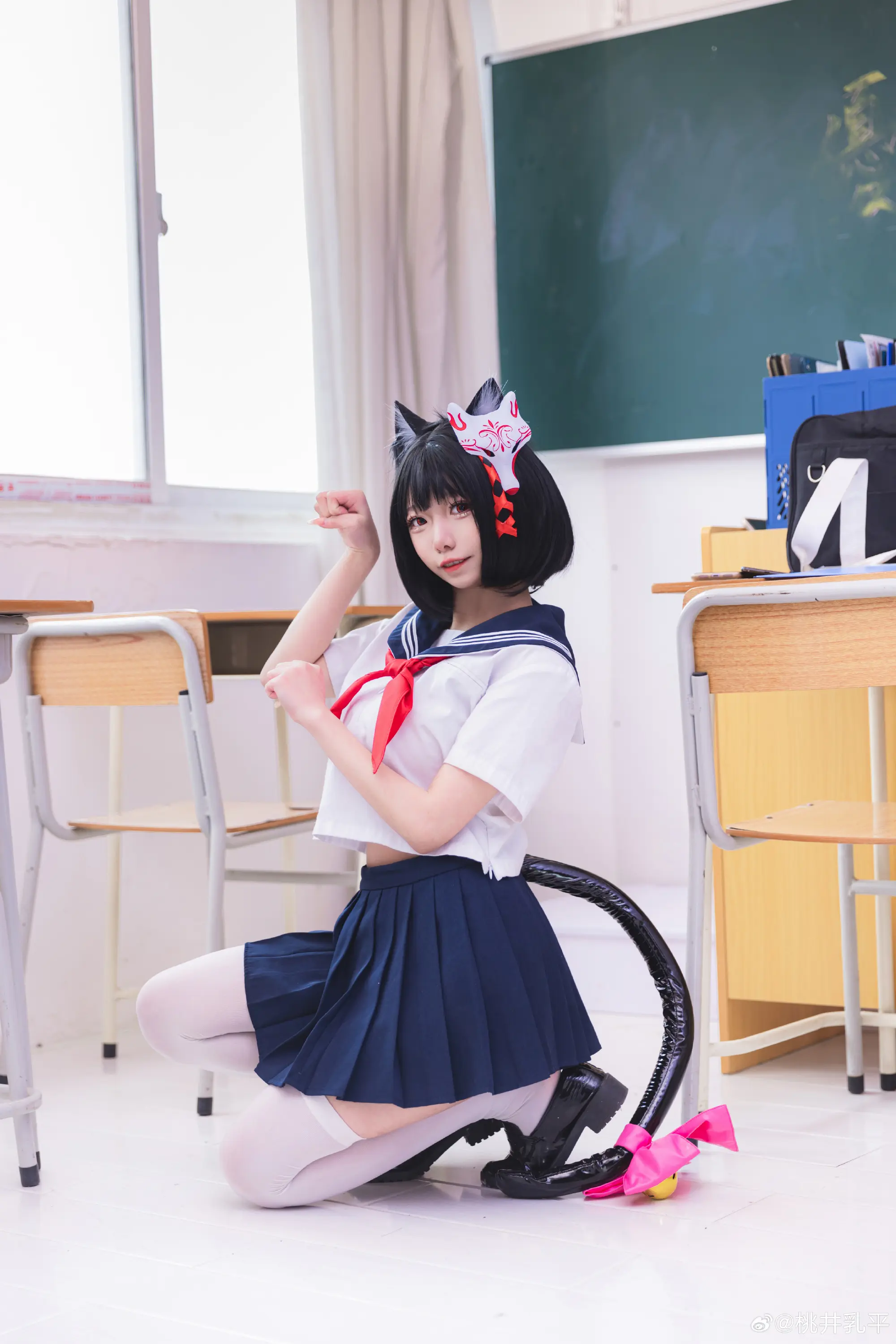 cosplay JK 碧蓝航线 山城@桃井乳平 COSPLAY-第7张