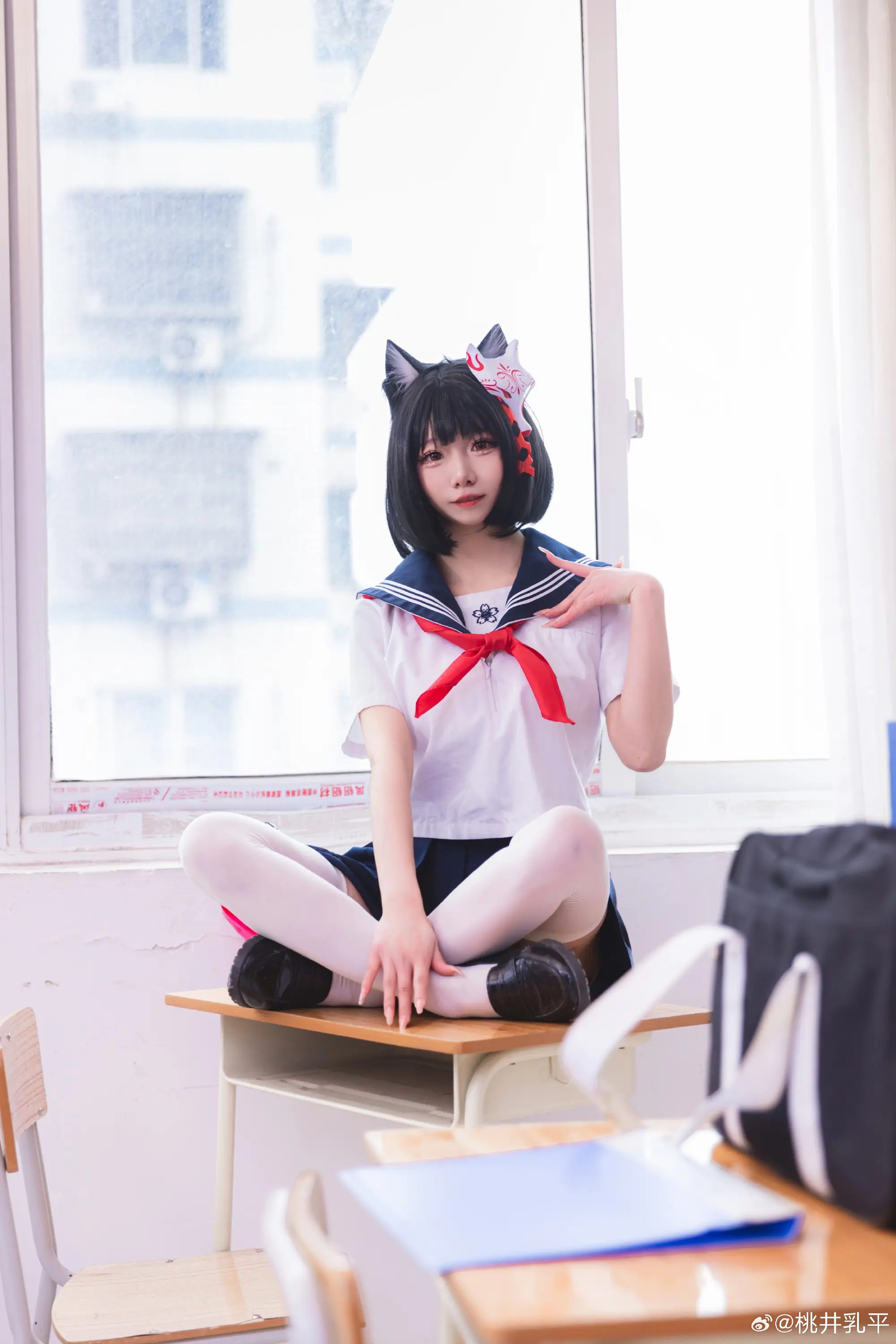 cosplay JK 碧蓝航线 山城@桃井乳平 COSPLAY-第6张