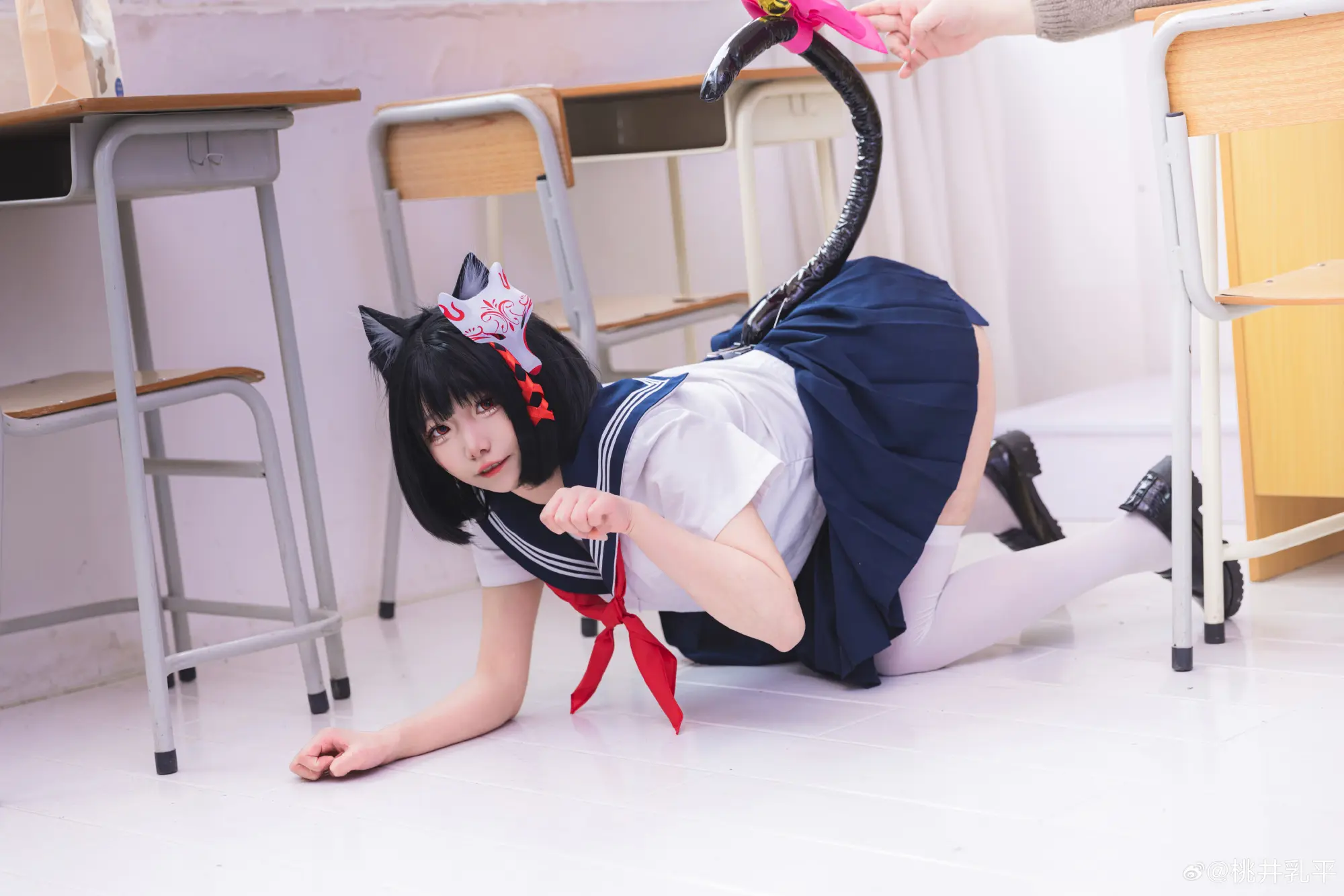 cosplay JK 碧蓝航线 山城@桃井乳平 COSPLAY-第9张