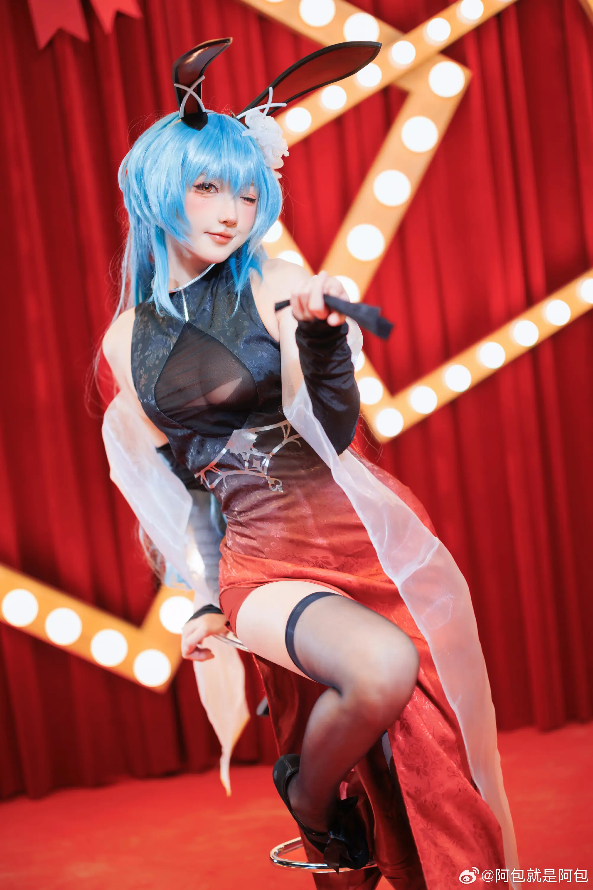 cosplay 碧蓝航线 树城旗袍🏮@阿包就是阿包 COSPLAY-第4张