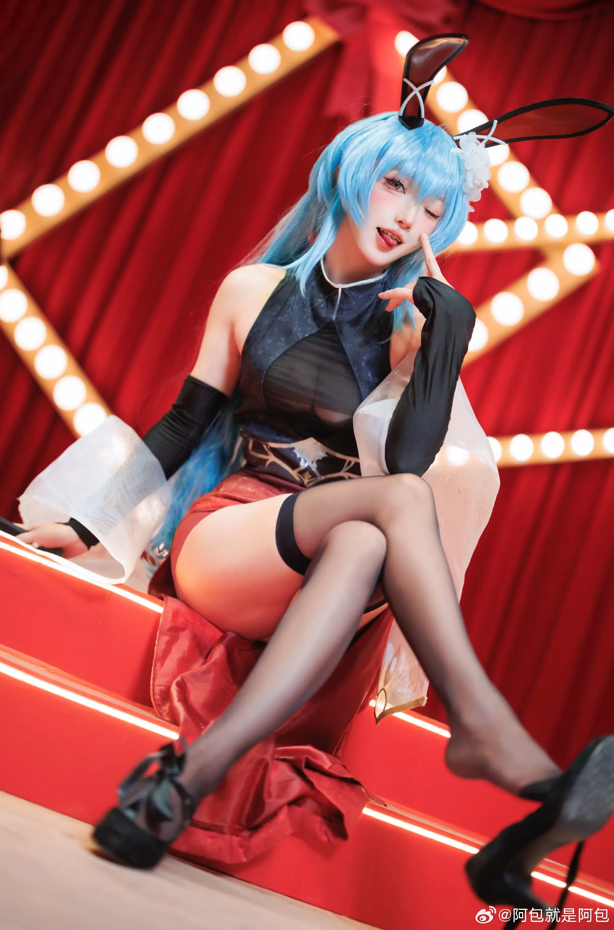cosplay 碧蓝航线 树城旗袍🏮@阿包就是阿包-公众号小姨ai