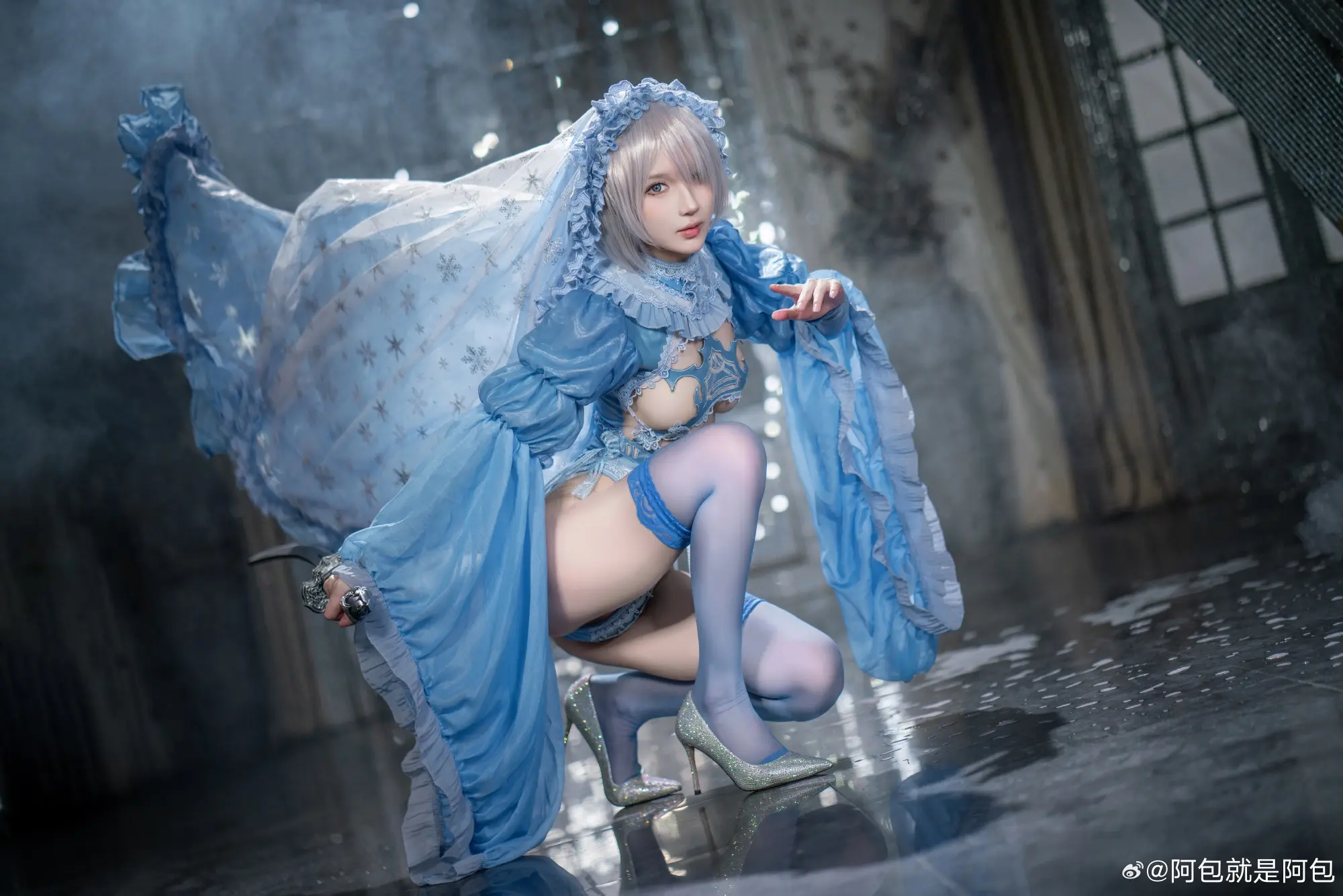 COSPLAY —愿人类荣光永存— 尼尔:机械纪元 冰雪2b@阿包就是阿包 COSPLAY-第3张