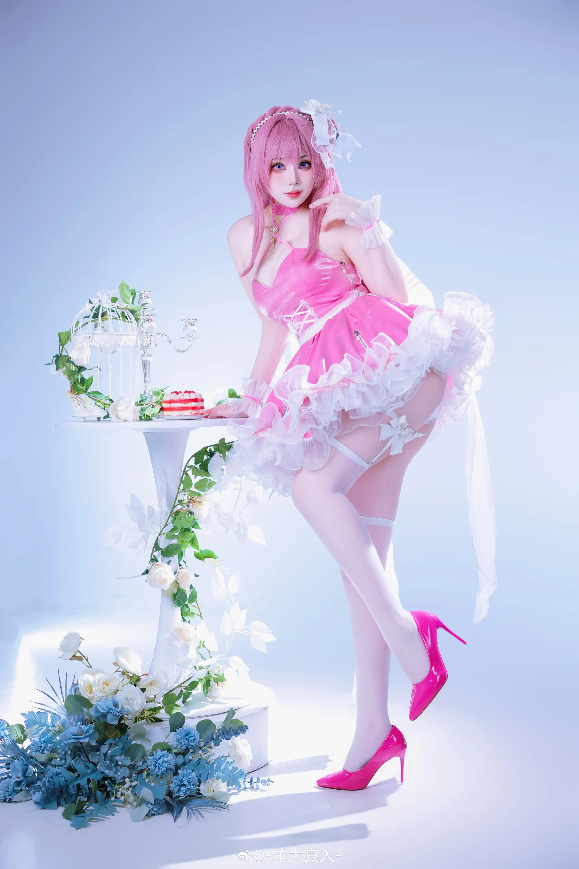 COSPLAY Nikke:胜利女神 🍑黎明派对「桃乐丝」@-羊大真人- COSPLAY-第2张