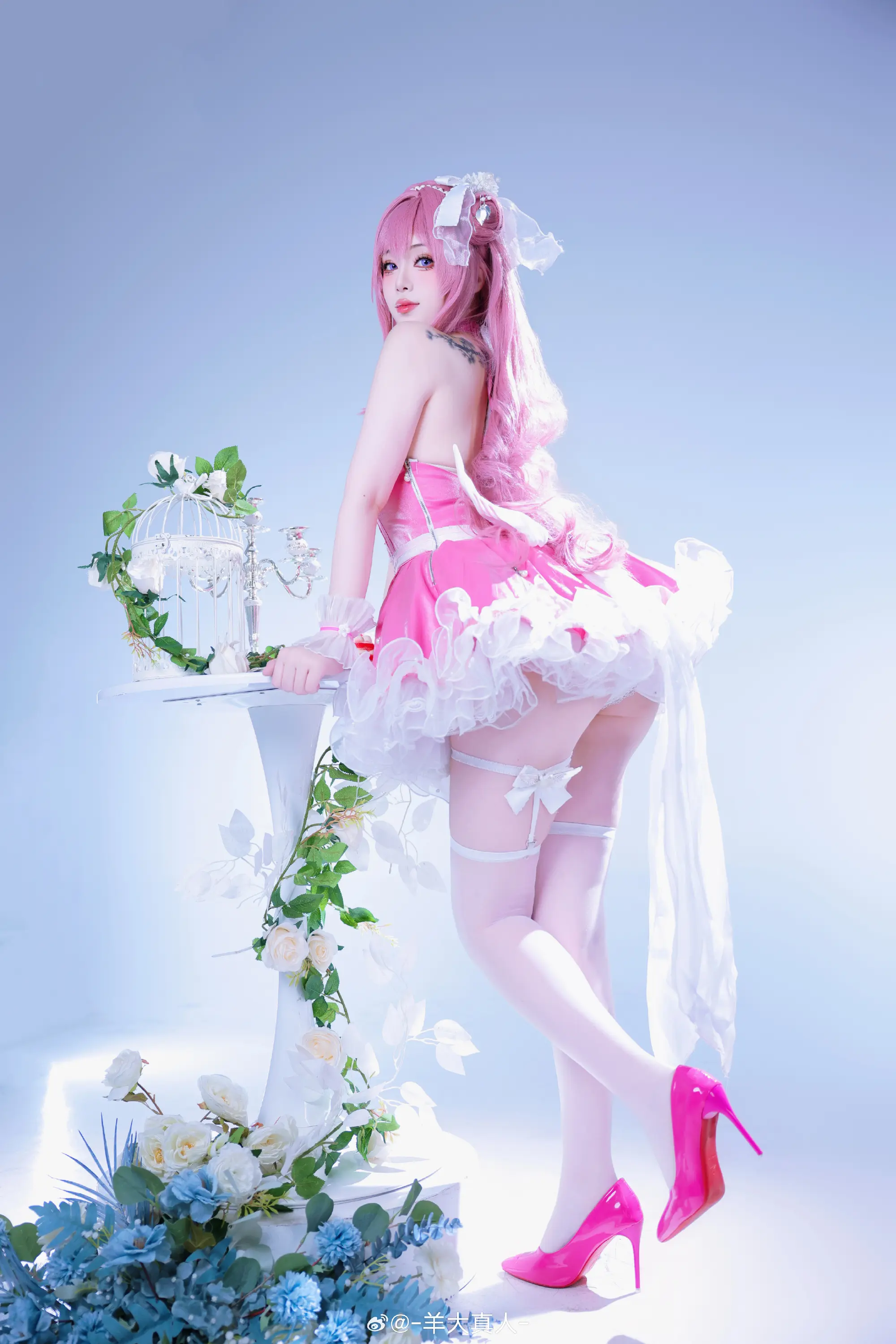 COSPLAY Nikke:胜利女神 🍑黎明派对「桃乐丝」@-羊大真人- COSPLAY-第4张
