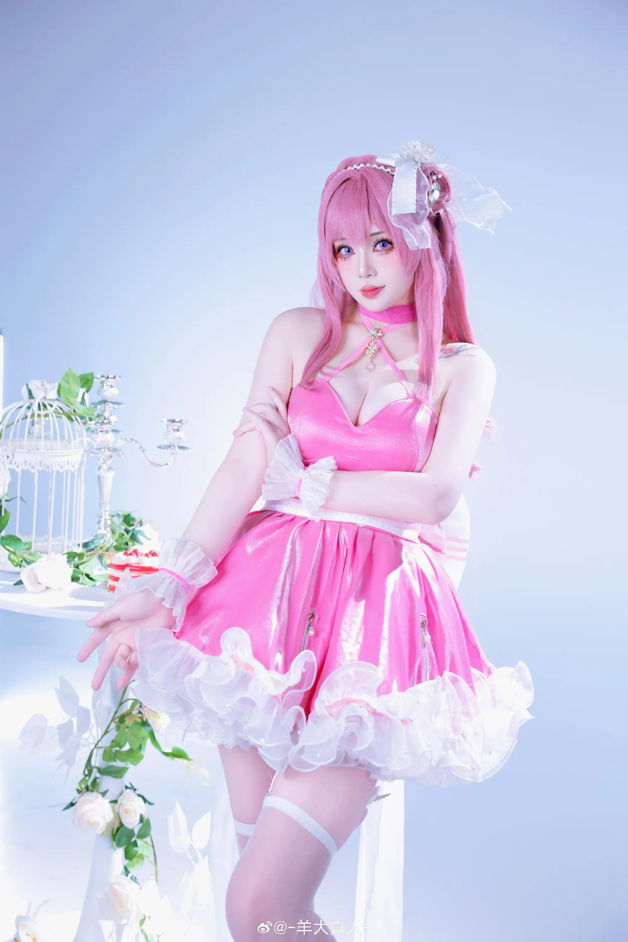 COSPLAY Nikke:胜利女神 🍑黎明派对「桃乐丝」@-羊大真人- COSPLAY-第3张