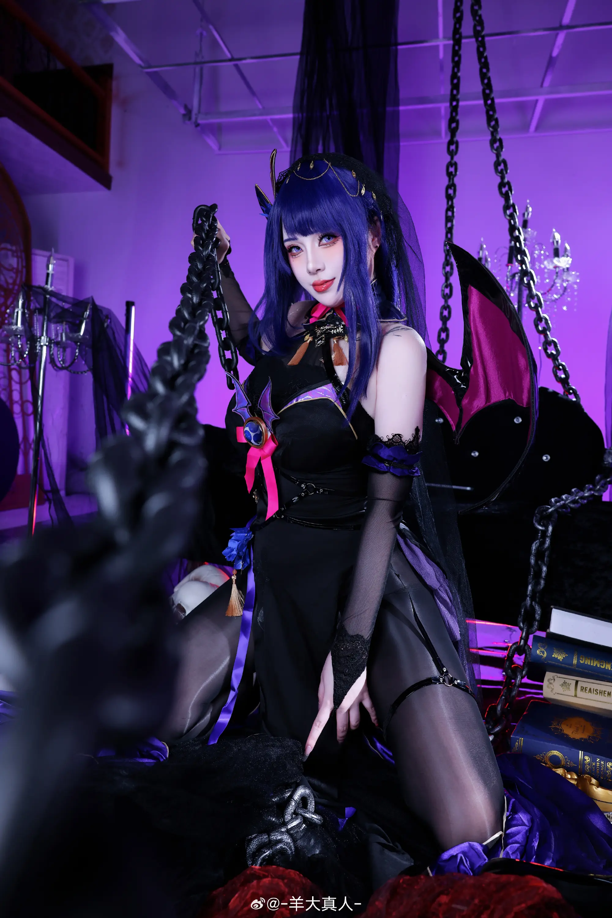 COSPLAY 原神 ⚡魅魔「雷电将军」@-羊大真人- COSPLAY-第6张